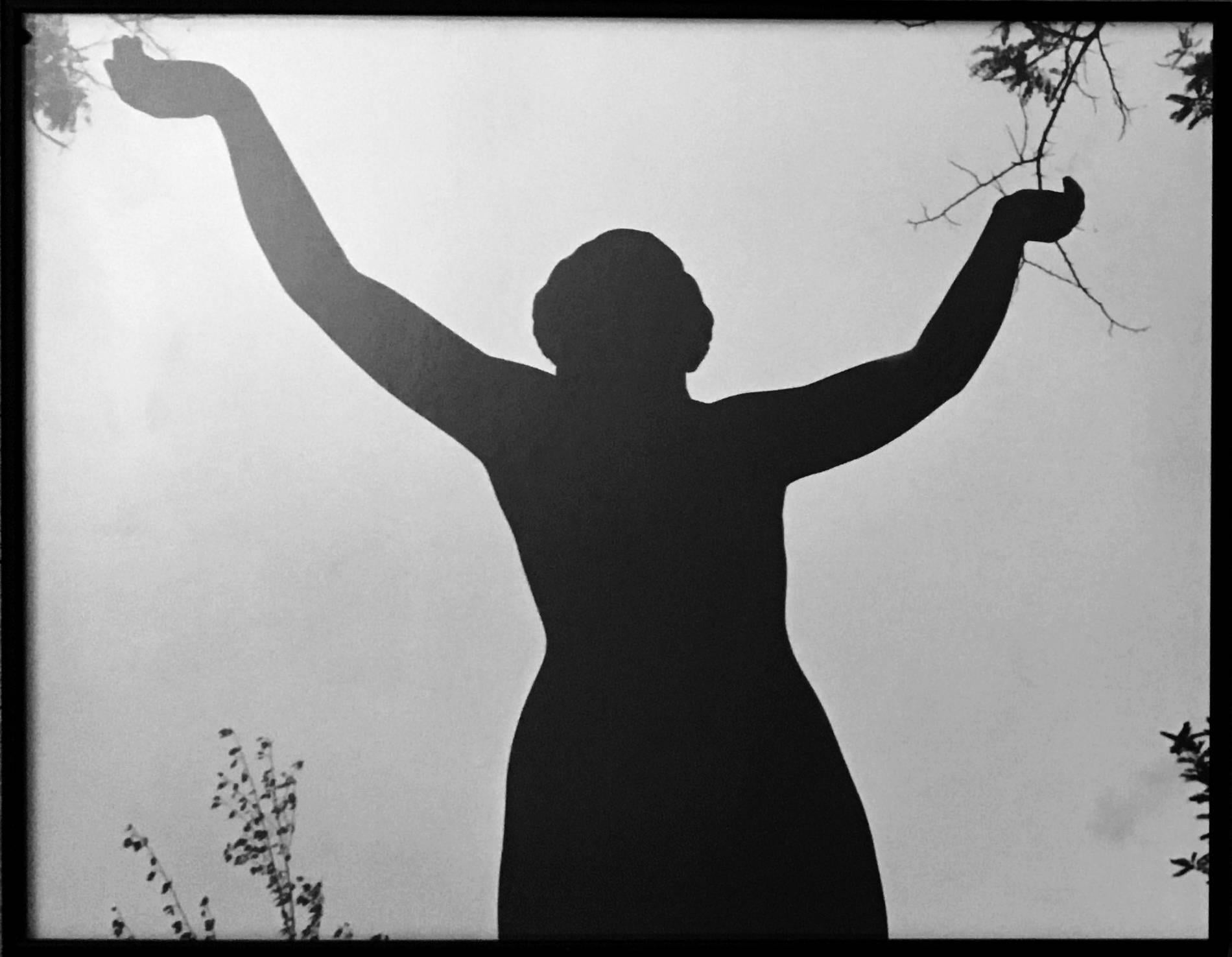 Totem of Unmeasurable Memory Assemblage 7 Silver Gelatin Photograph Photo Prints - Black Black and White Photograph by Lewis Koch