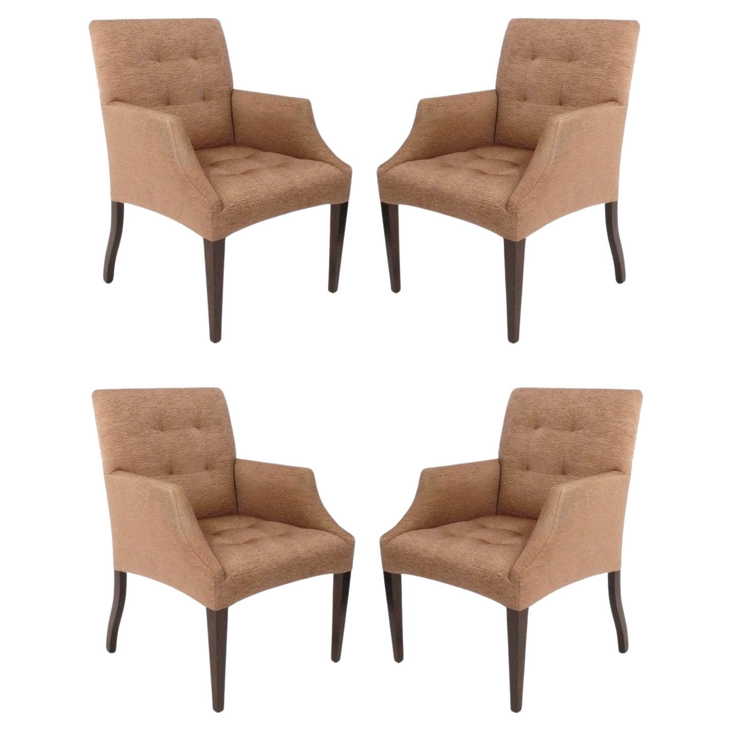 Lewis Mittman Dining Chairs Set of Four Mid Century Style