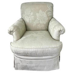 Lewis Mittman Signed Luxurious High-end Upholstered Club Chair