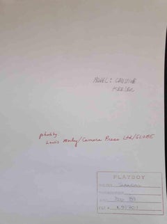 Christine Keeler pour Lewis Morley - Photographie de Lewis Morley - années 1980