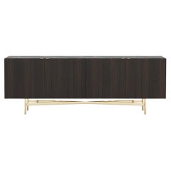 Lewis Sideboard with Marble Top, Portuguese 21st Century Contemporary Design
