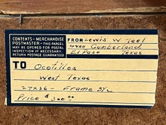 "OCOTILLOS, WEST TEXAS DESERT" IN NEWCOMB MACKLIN FRAME LARGER WORK NEAR EL PASO