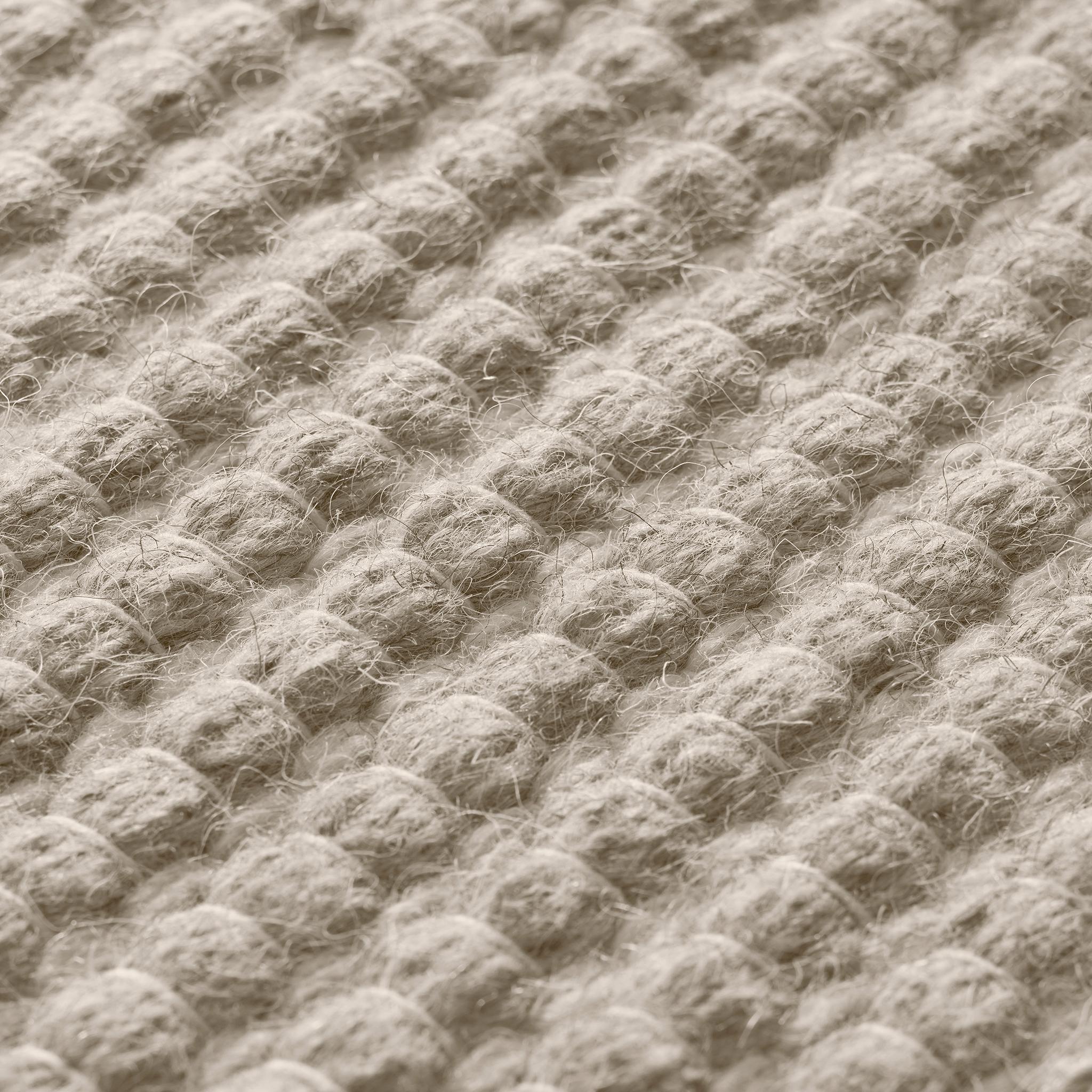 Lex 8x10ft in lana cenere con design a coste, tappeto di lusso tessuto a mano in vendita 1
