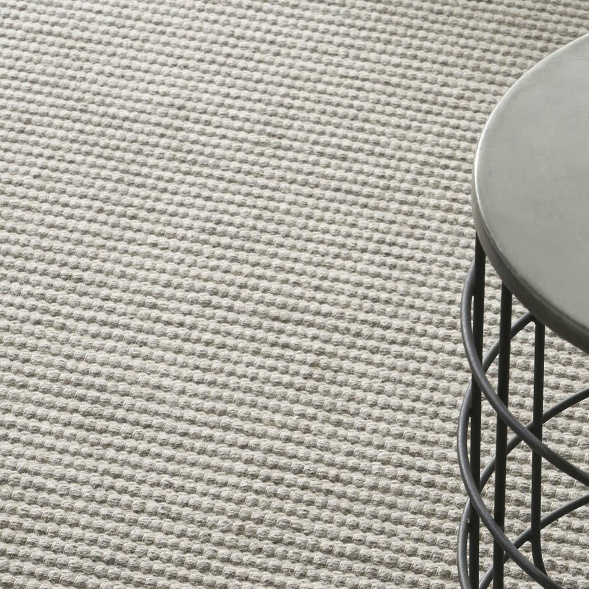 Lex 9x12ft alfombra tejida a mano de lujo de lana gris de diseño ribs Indio en venta