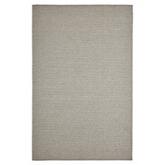 Lex, Grigio, Viso tessuto a mano 60% Lana NZ non tinta, 40% Lana MED non tinta, 8' x 10'