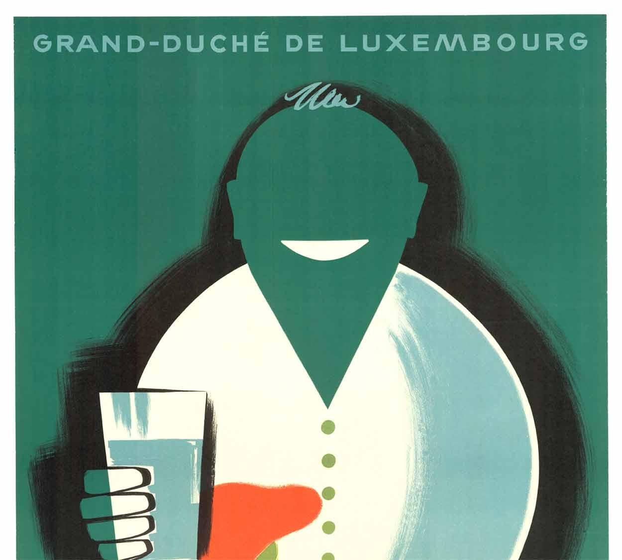 Originales Vintage-Spa-Poster von Mondorf-les-Baines – Print von Lex Weyer