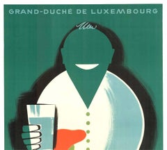 Original Mondorf-les-Baines vintage spa poster