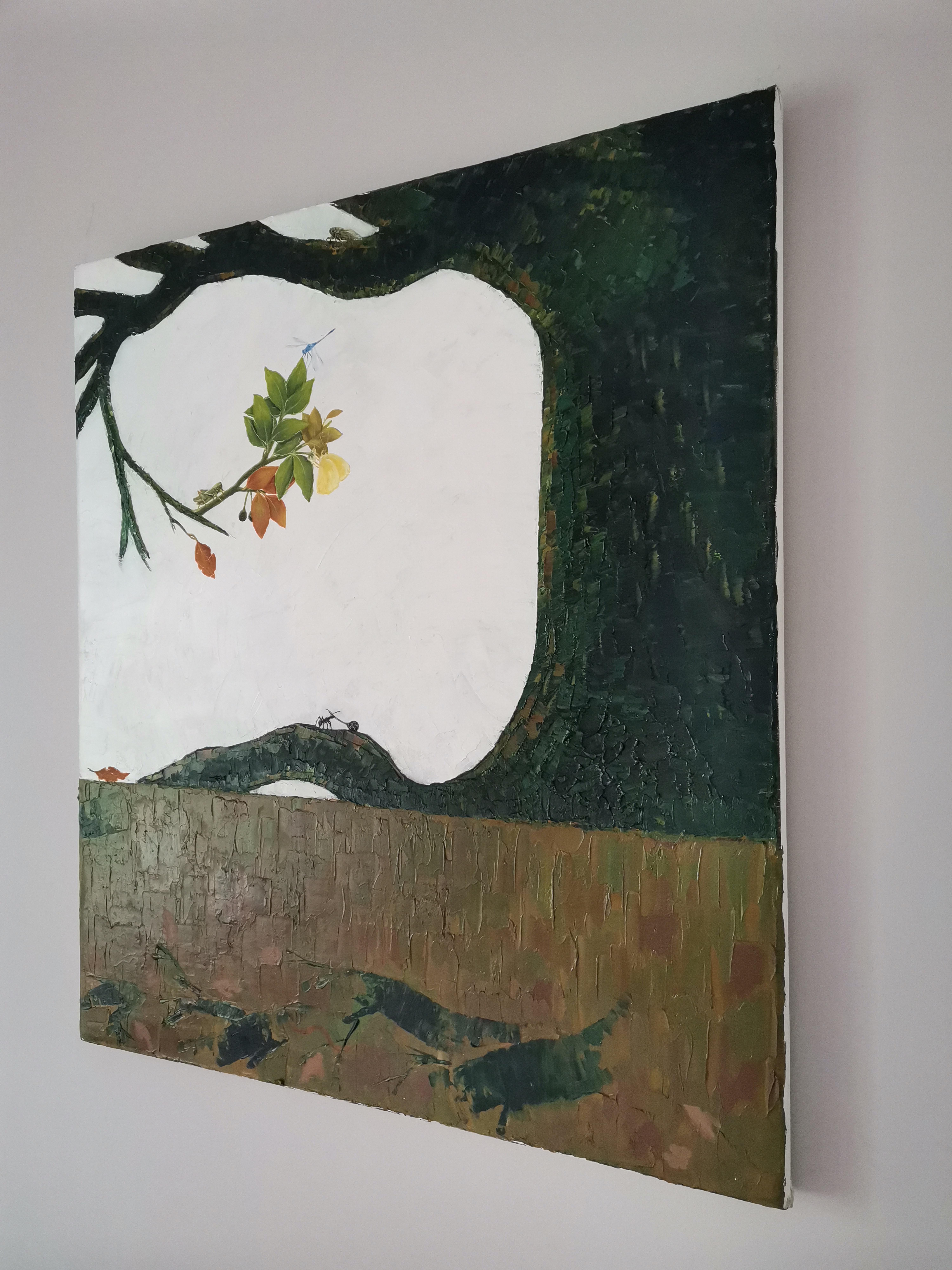 Zeitgenössische chinesische Kunst von Lexi Caiqin - A Corner im Angebot 2