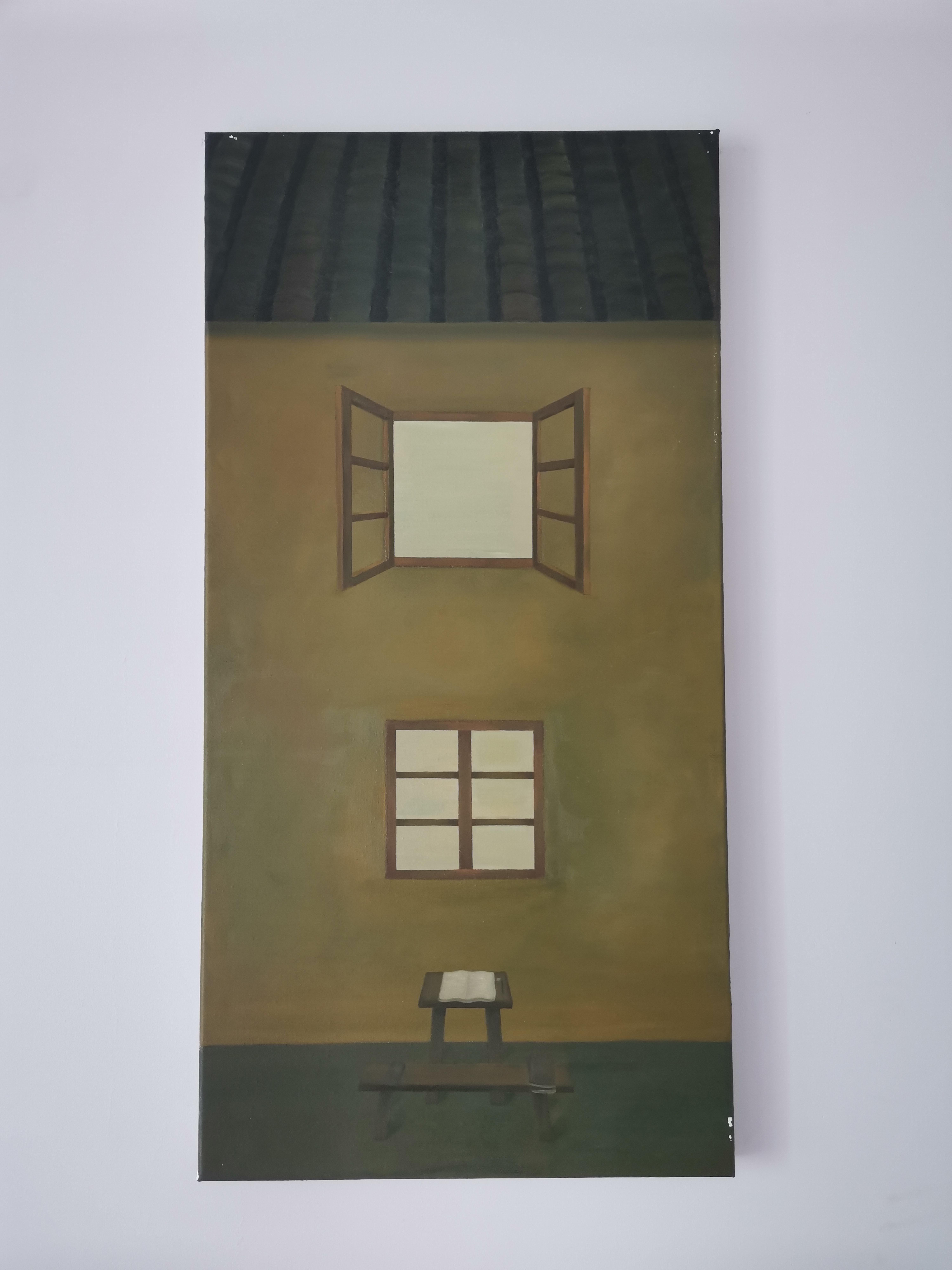 Zeitgenössische chinesische Kunst von Lexi Caiqin - Hausaufgaben machen im Angebot 3