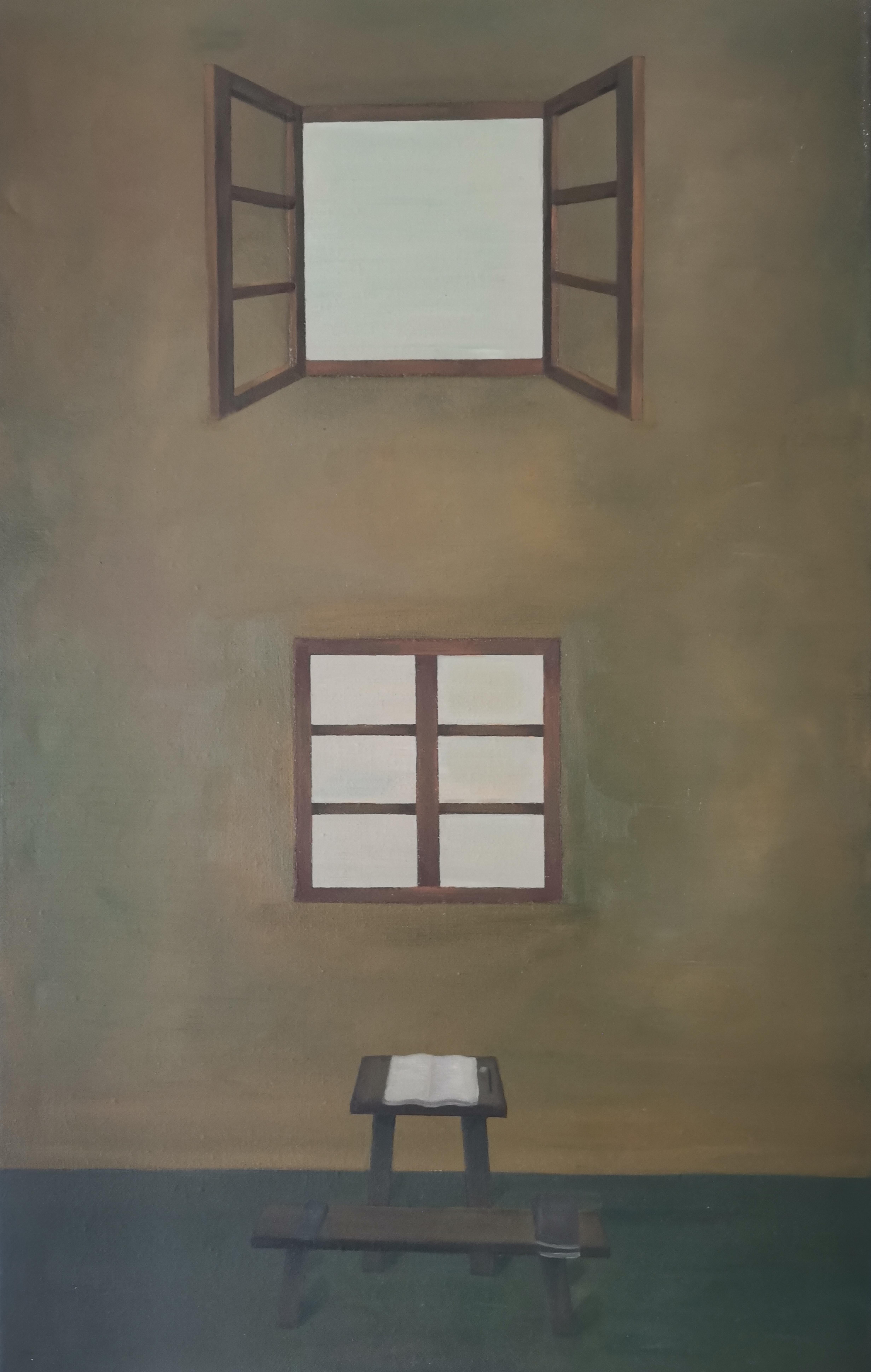 Zeitgenössische chinesische Kunst von Lexi Caiqin - Hausaufgaben machen im Angebot 5