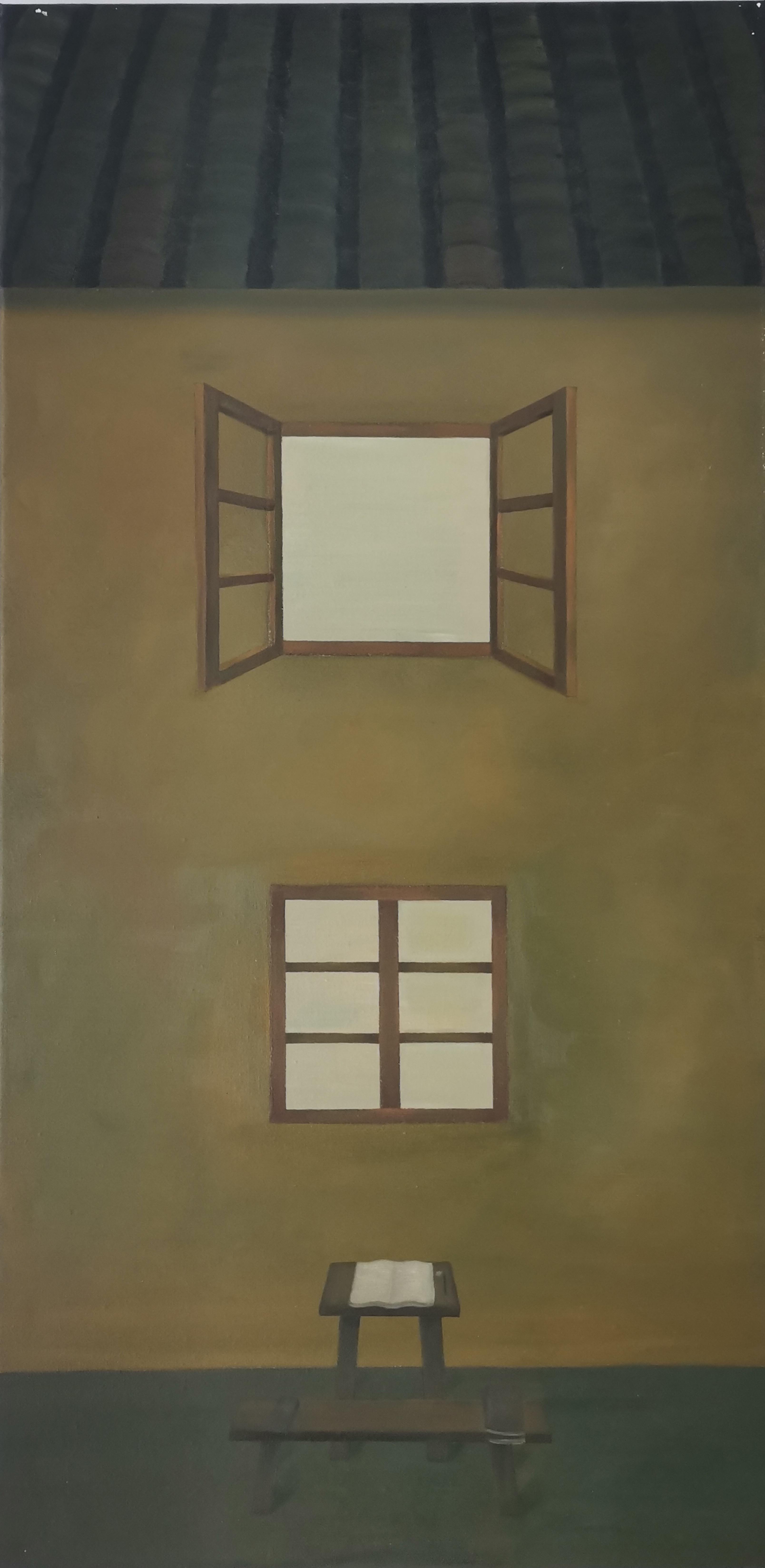 Zeitgenössische chinesische Kunst von Lexi Caiqin - Hausaufgaben machen