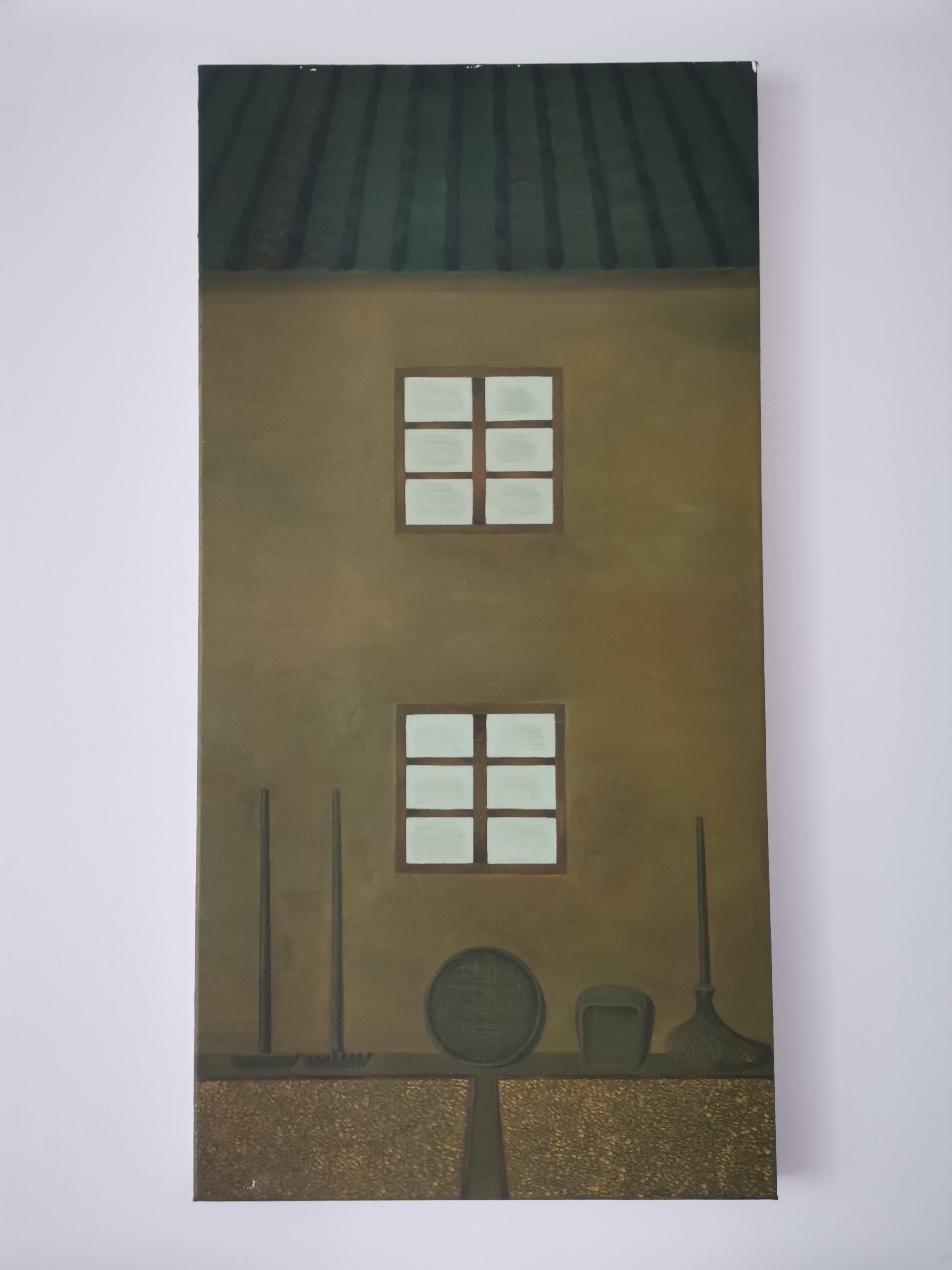 Arte contemporanea cinese di Lexi Caiqin - Essiccazione del riso in vendita 1