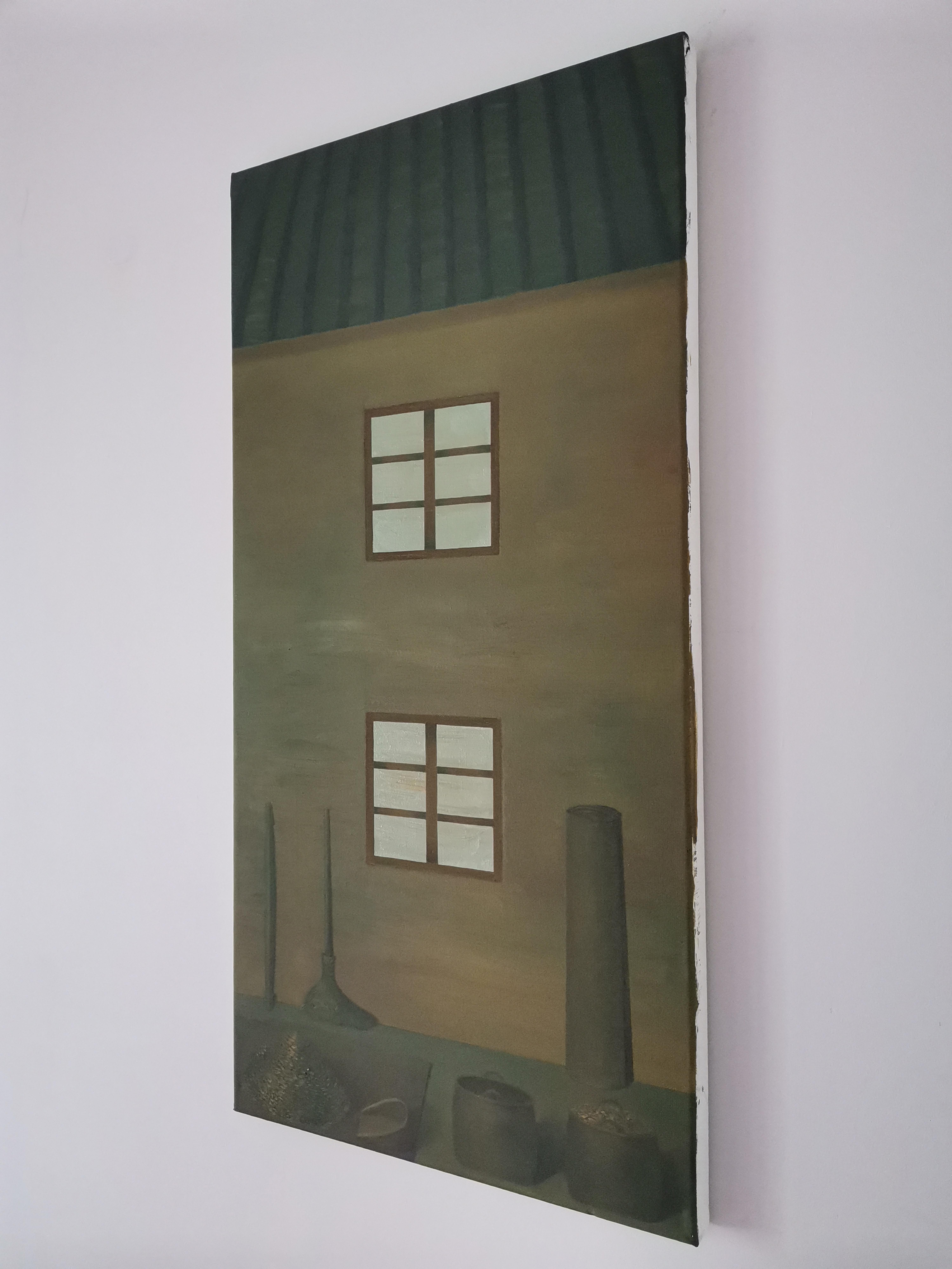 Zeitgenössische chinesische Kunst von Lexi Caiqin - Trocknender Reis II im Angebot 2