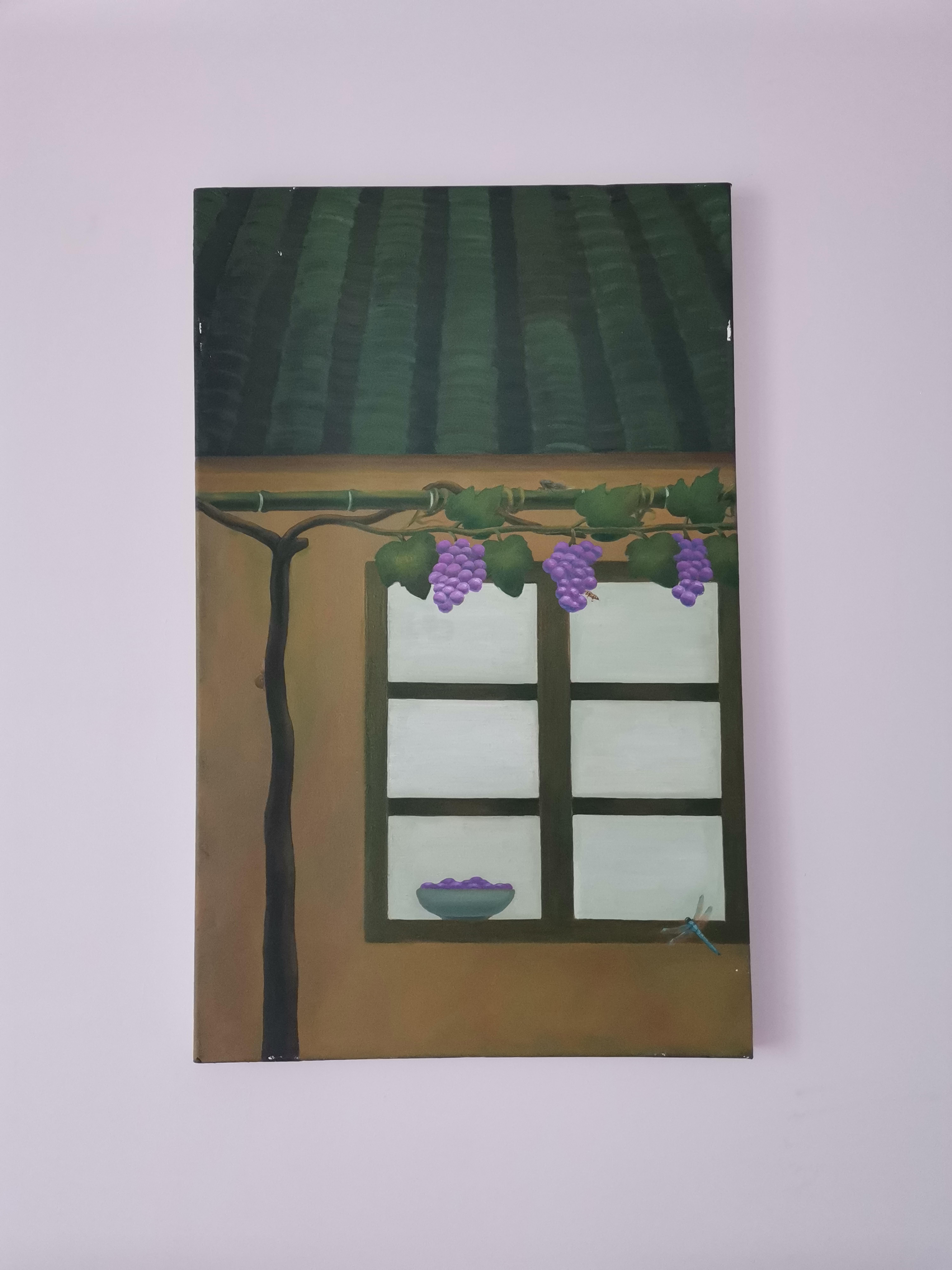 Chinese Contemporary Art by Lexi Caiqin - Grapevine in Front of the House For Sale 3