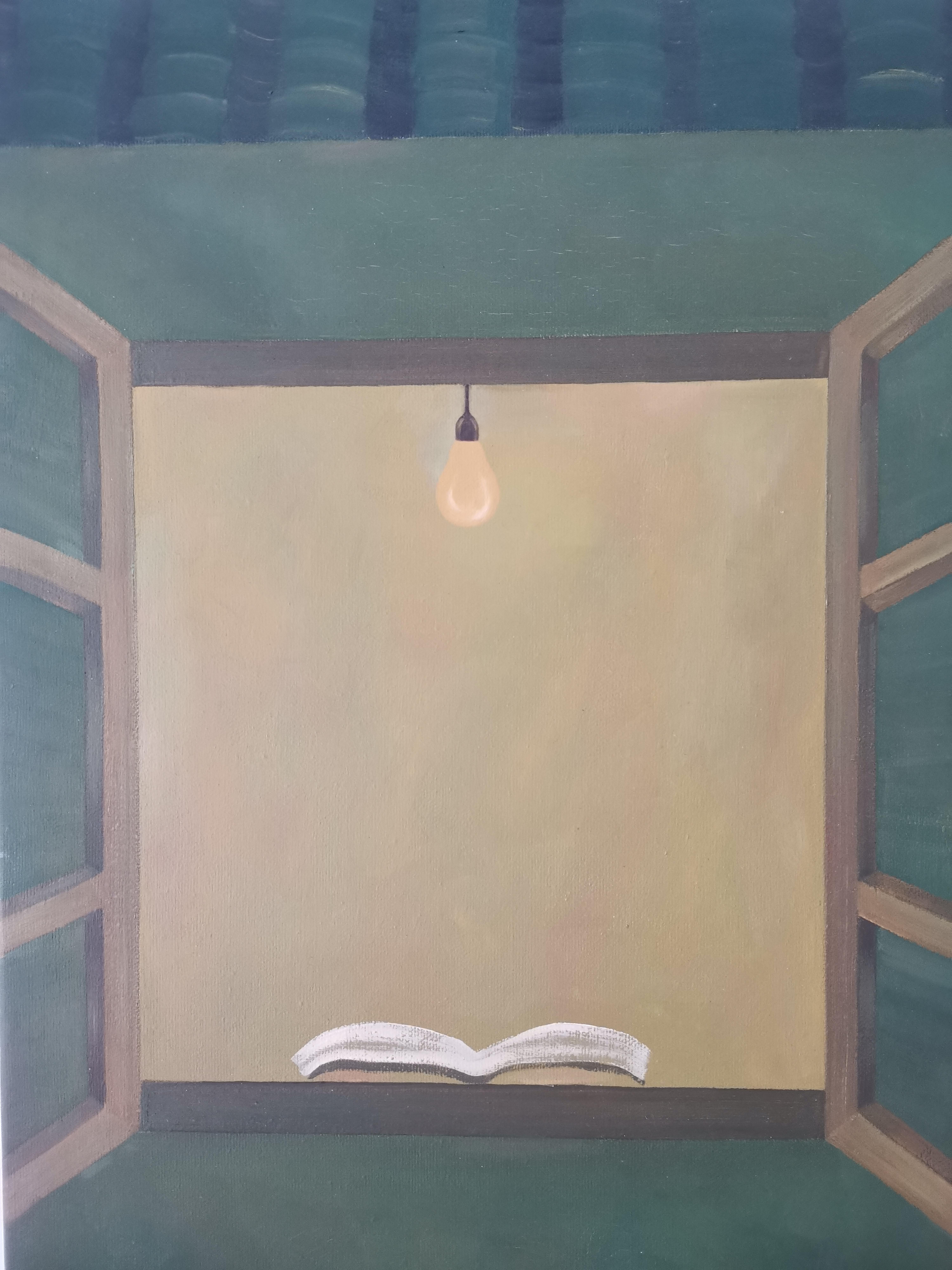 Art contemporain chinois par Lexi Caiqin - Lecture nocturne par The Window en vente 3