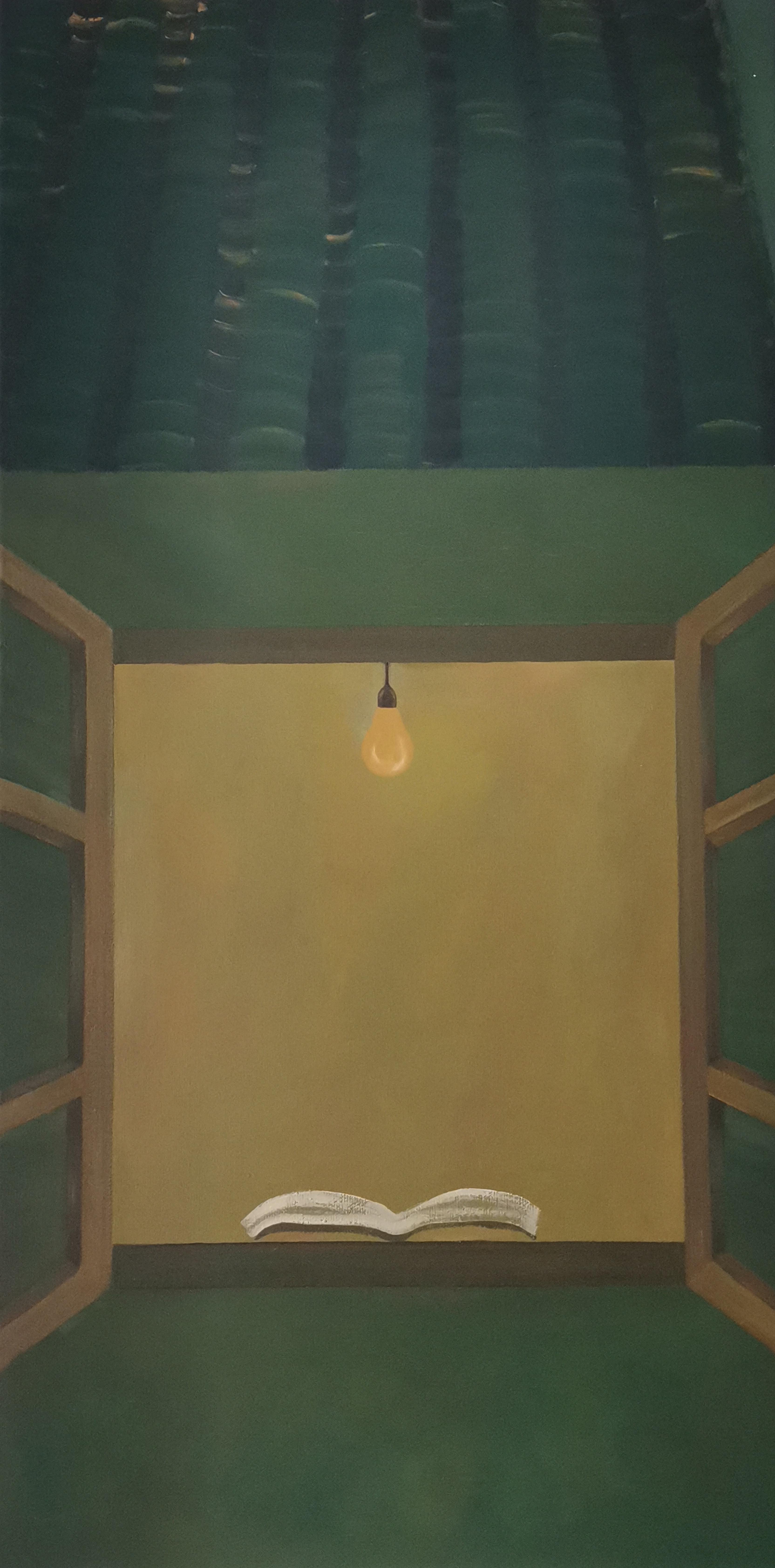 Art contemporain chinois par Lexi Caiqin - Lecture nocturne par The Window