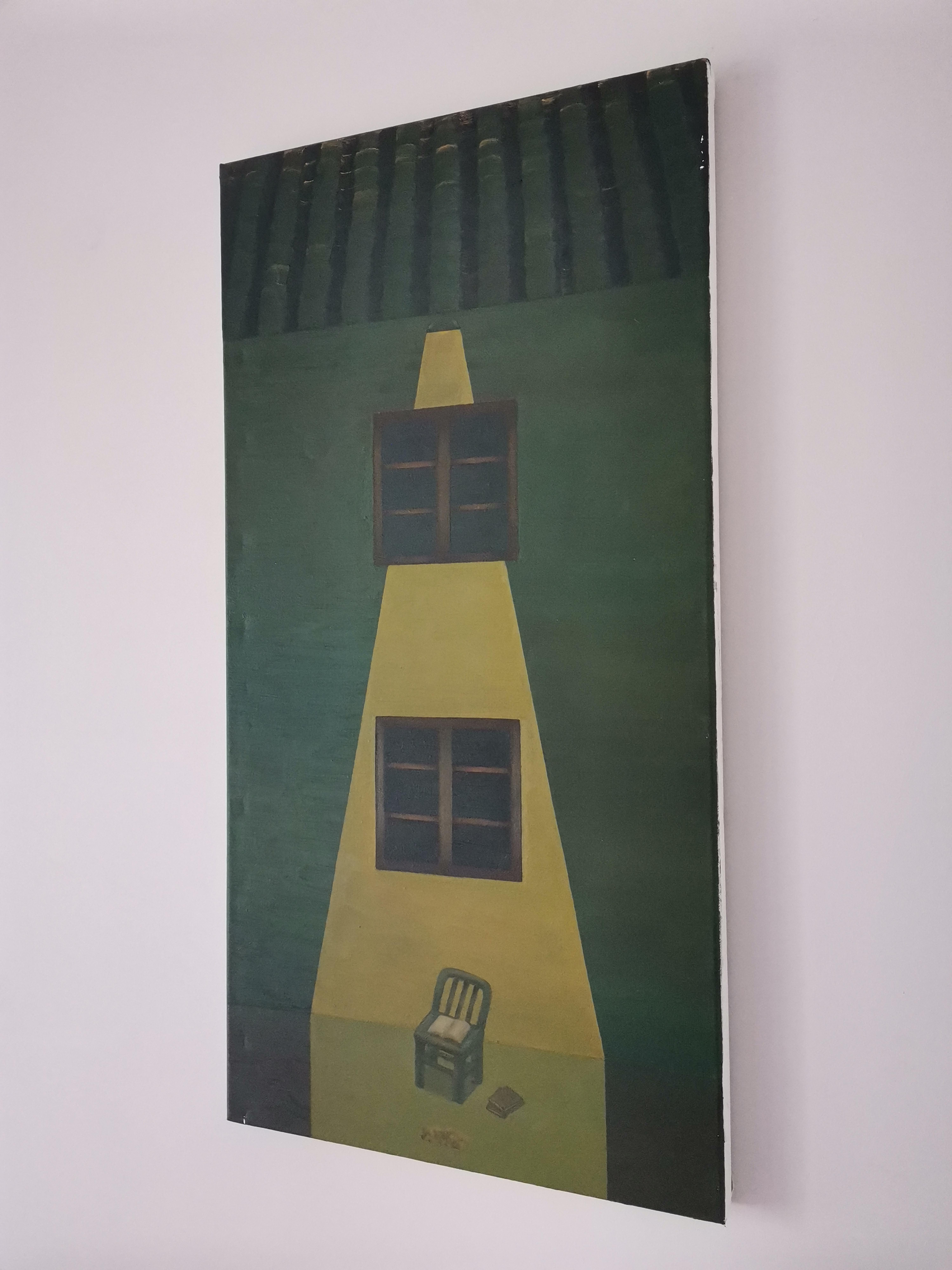 Chinese Contemporary Art by Lexi Caiqin - Night Reading For Sale 2