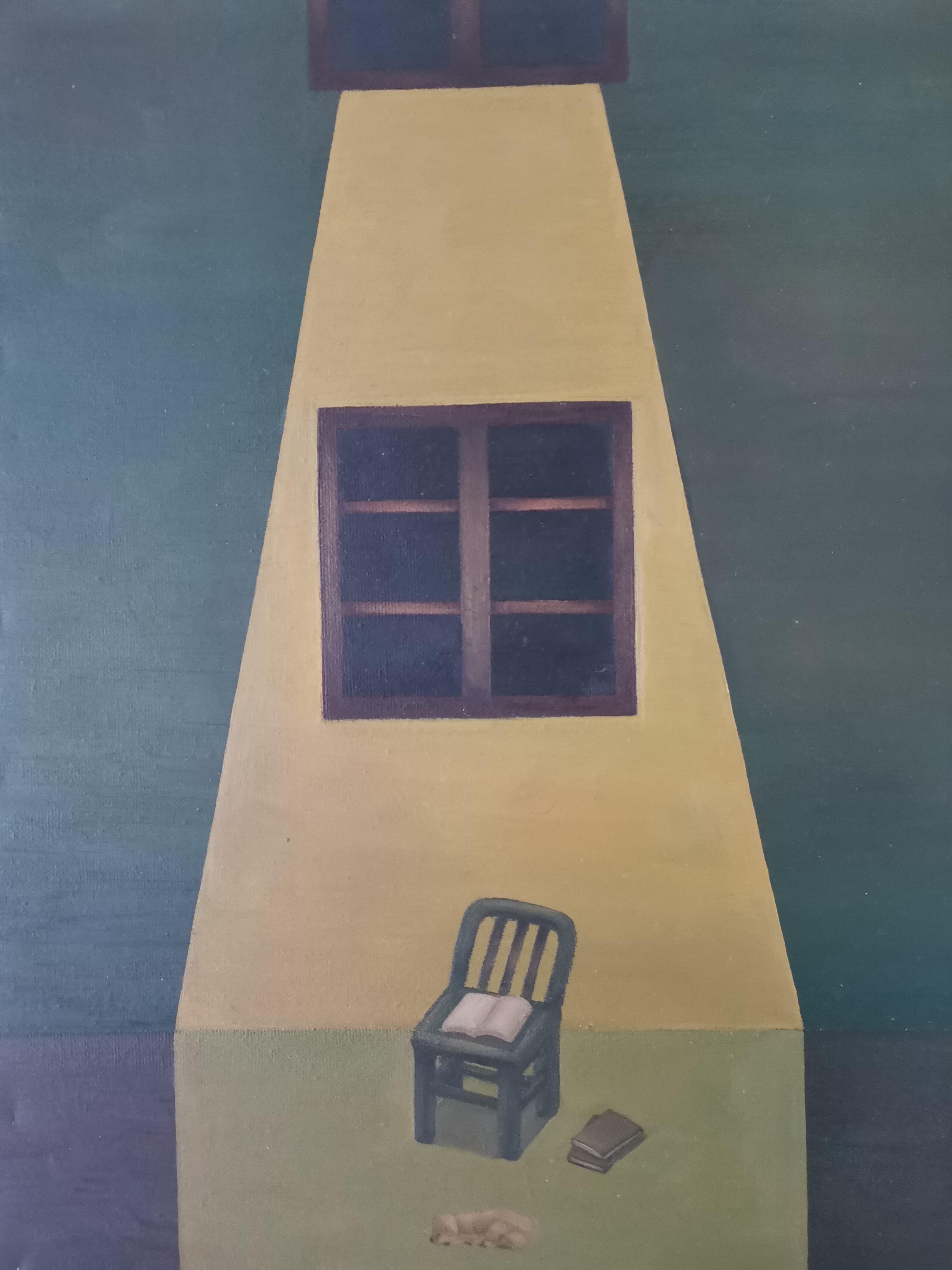 Chinese Contemporary Art by Lexi Caiqin - Night Reading For Sale 3