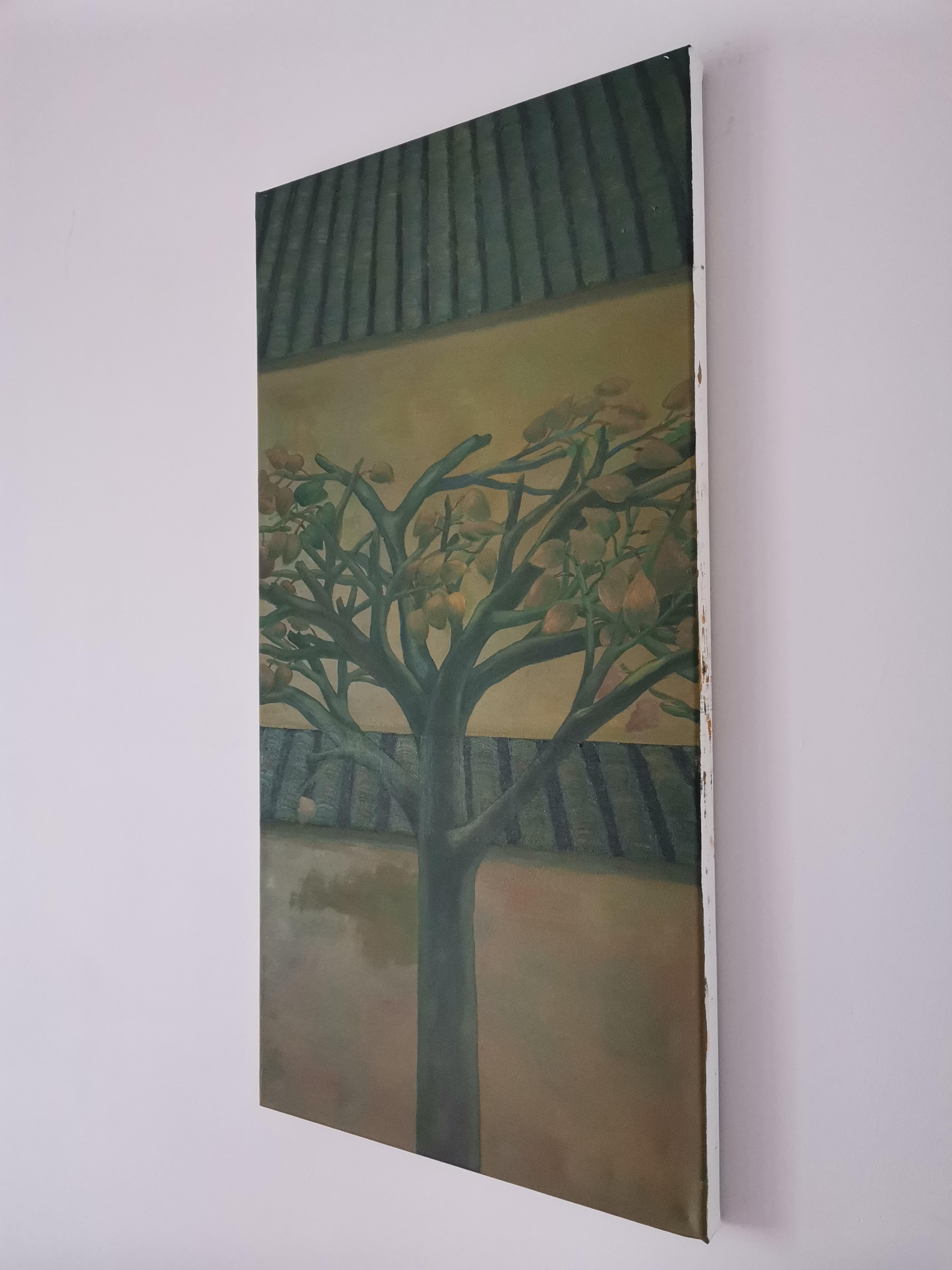Chinese Contemporary Art by Lexi Caiqin - Pear Trees in Autumn For Sale 4