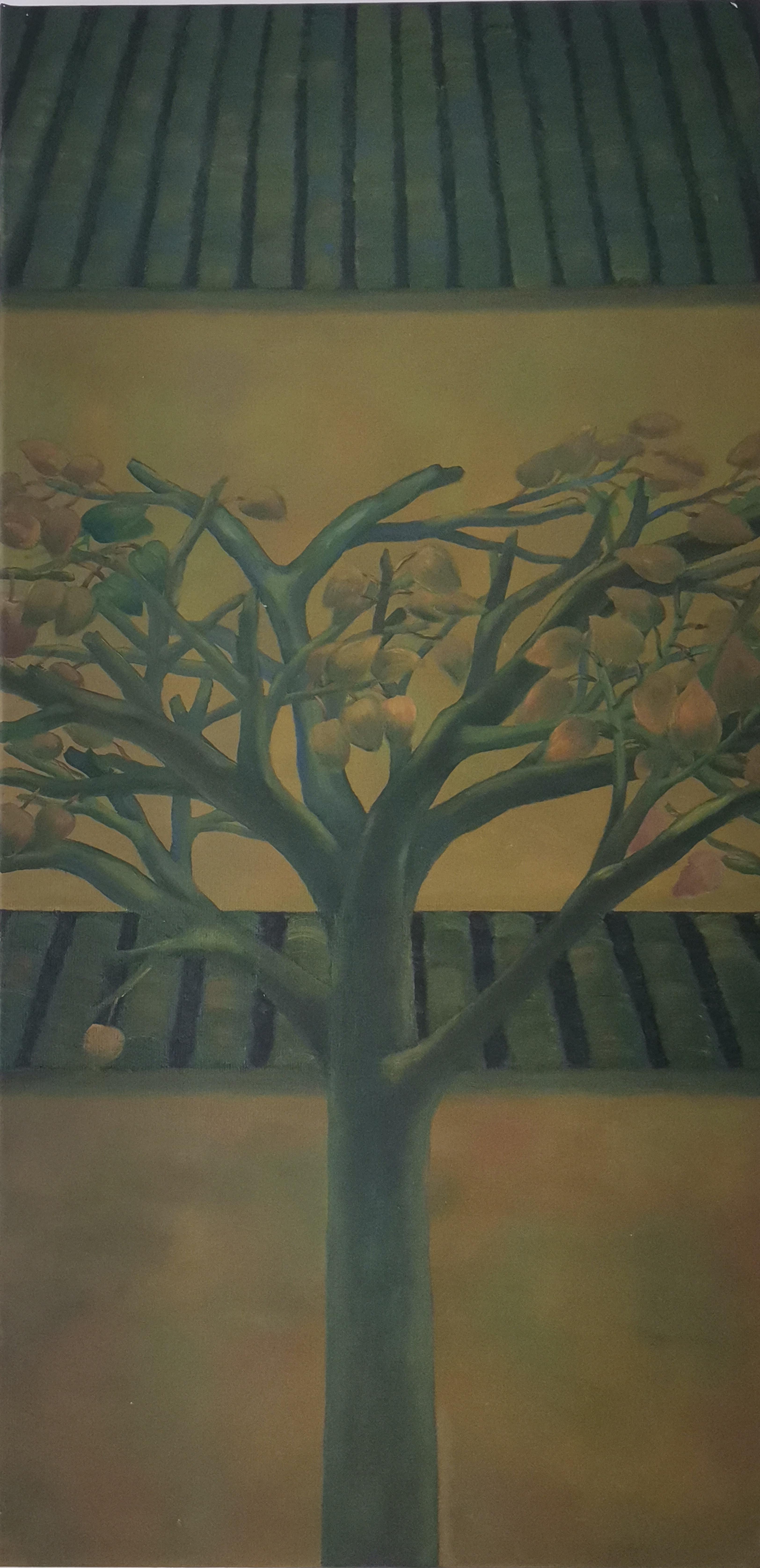 Chinese Contemporary Art by Lexi Caiqin - Pear Trees in Autumn