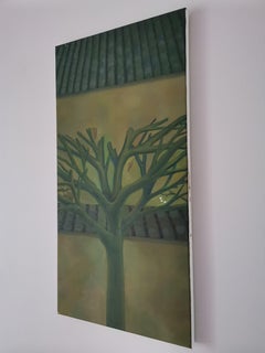 Chinese Contemporary Art by Lexi Caiqin - Pear Trees in Spring