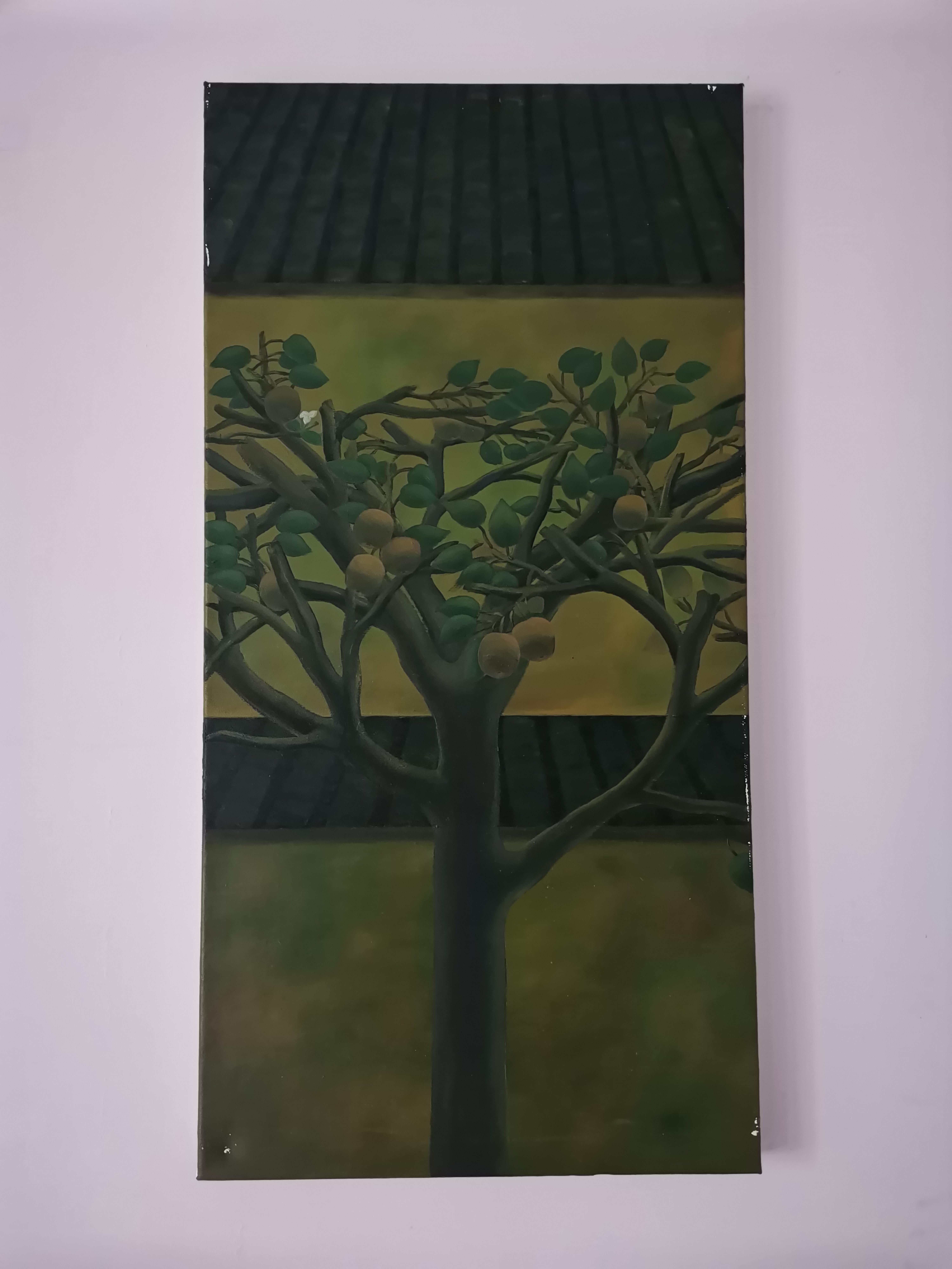 Arte contemporáneo chino de Lexi Caiqin - Perales en verano en venta 1