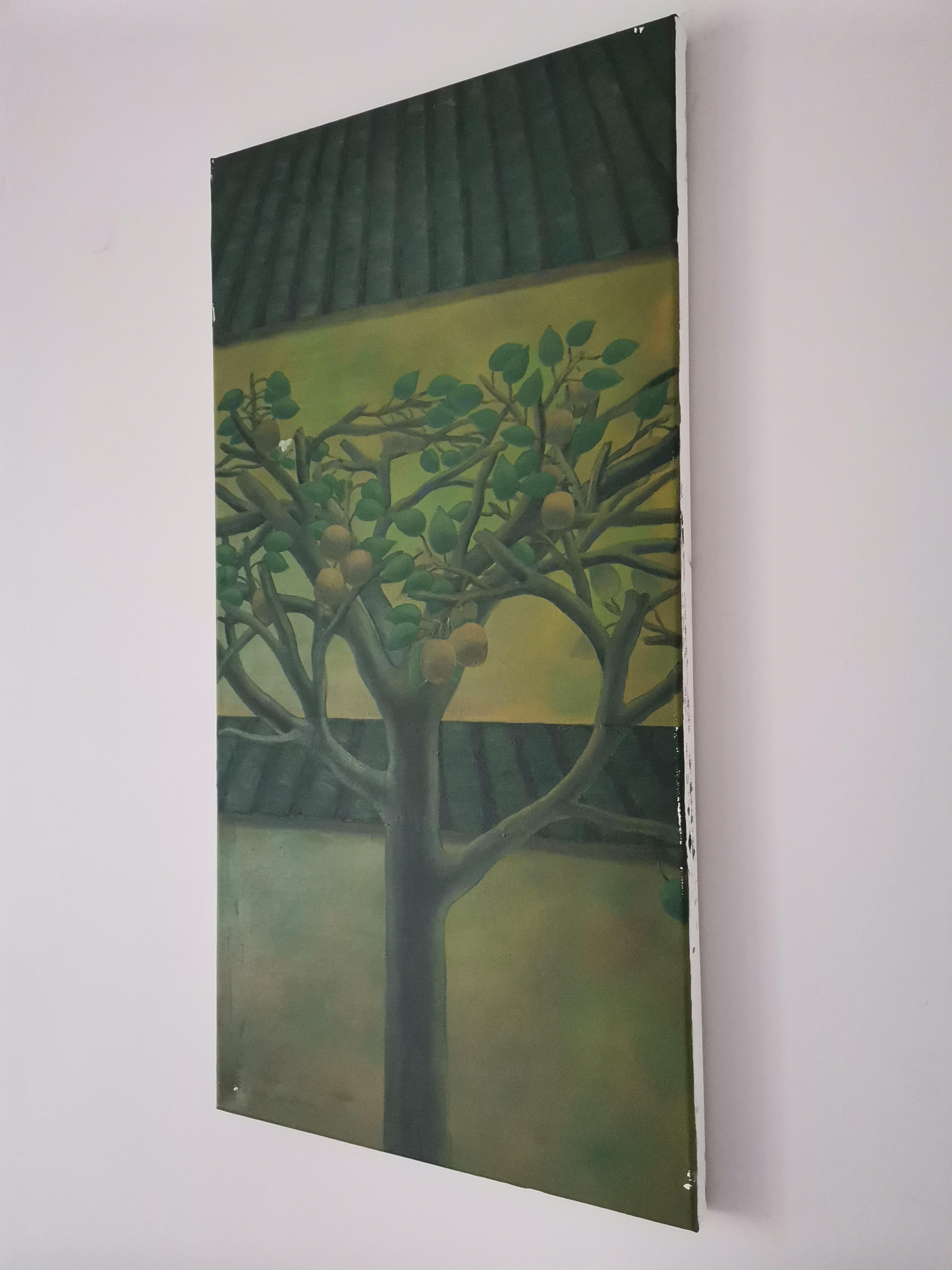 Arte contemporáneo chino de Lexi Caiqin - Perales en verano en venta 2