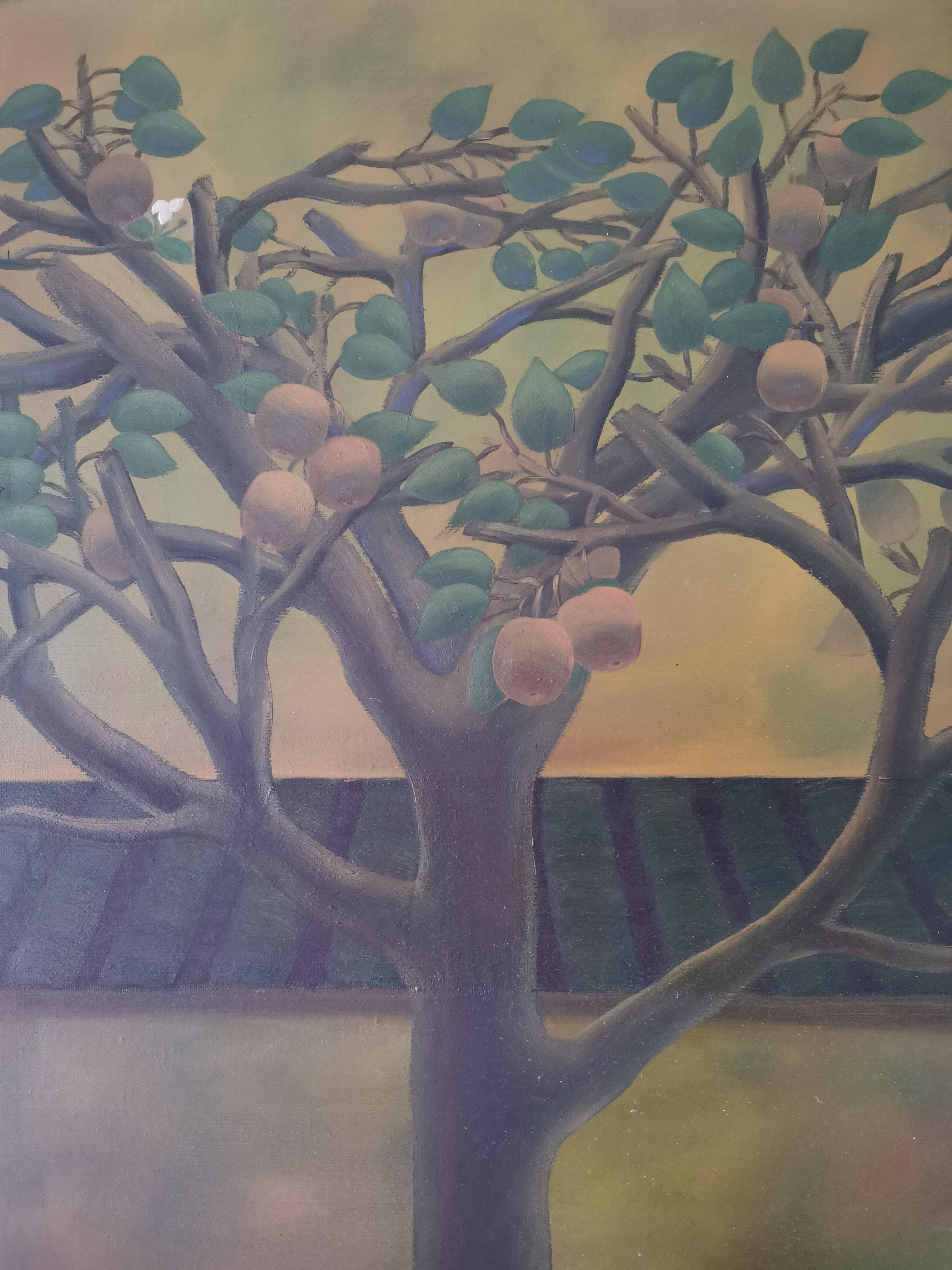 Arte contemporáneo chino de Lexi Caiqin - Perales en verano en venta 3