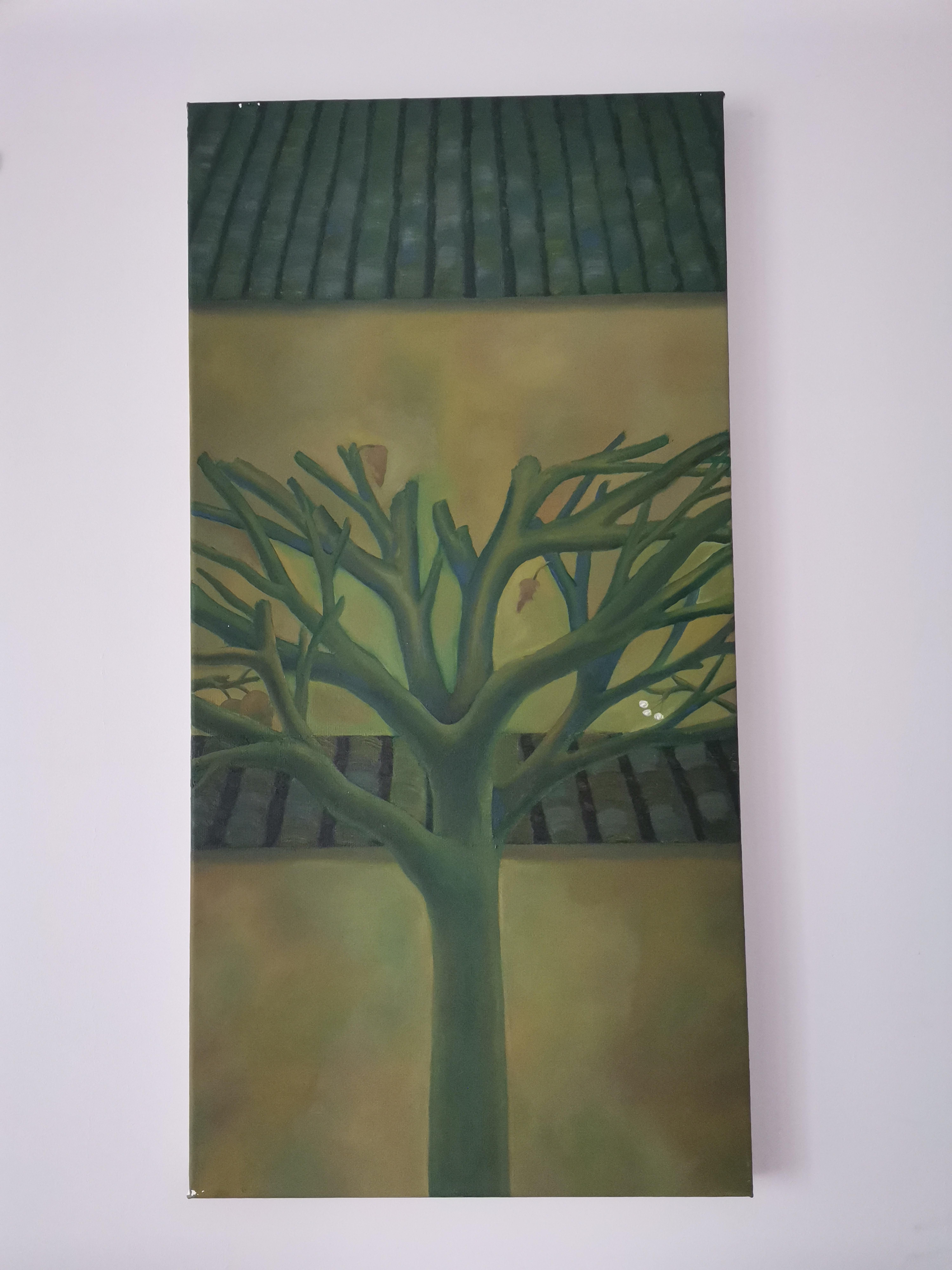 Arte contemporanea cinese di Lexi Caiqin - Alberi di pere in inverno in vendita 2