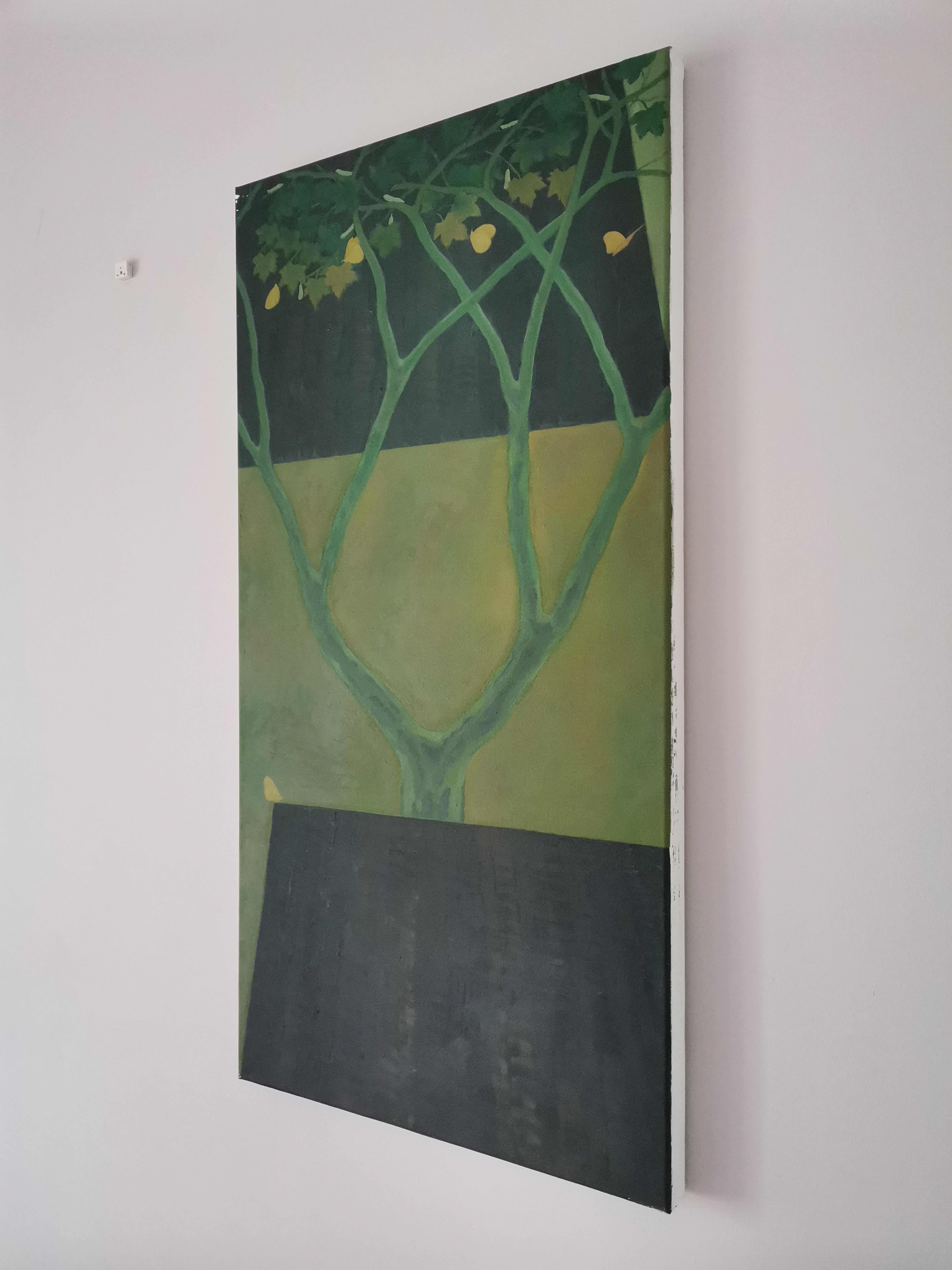 Art contemporain chinois de Lexi Caiqin - The Sycamore Tree Behind the House en vente 1
