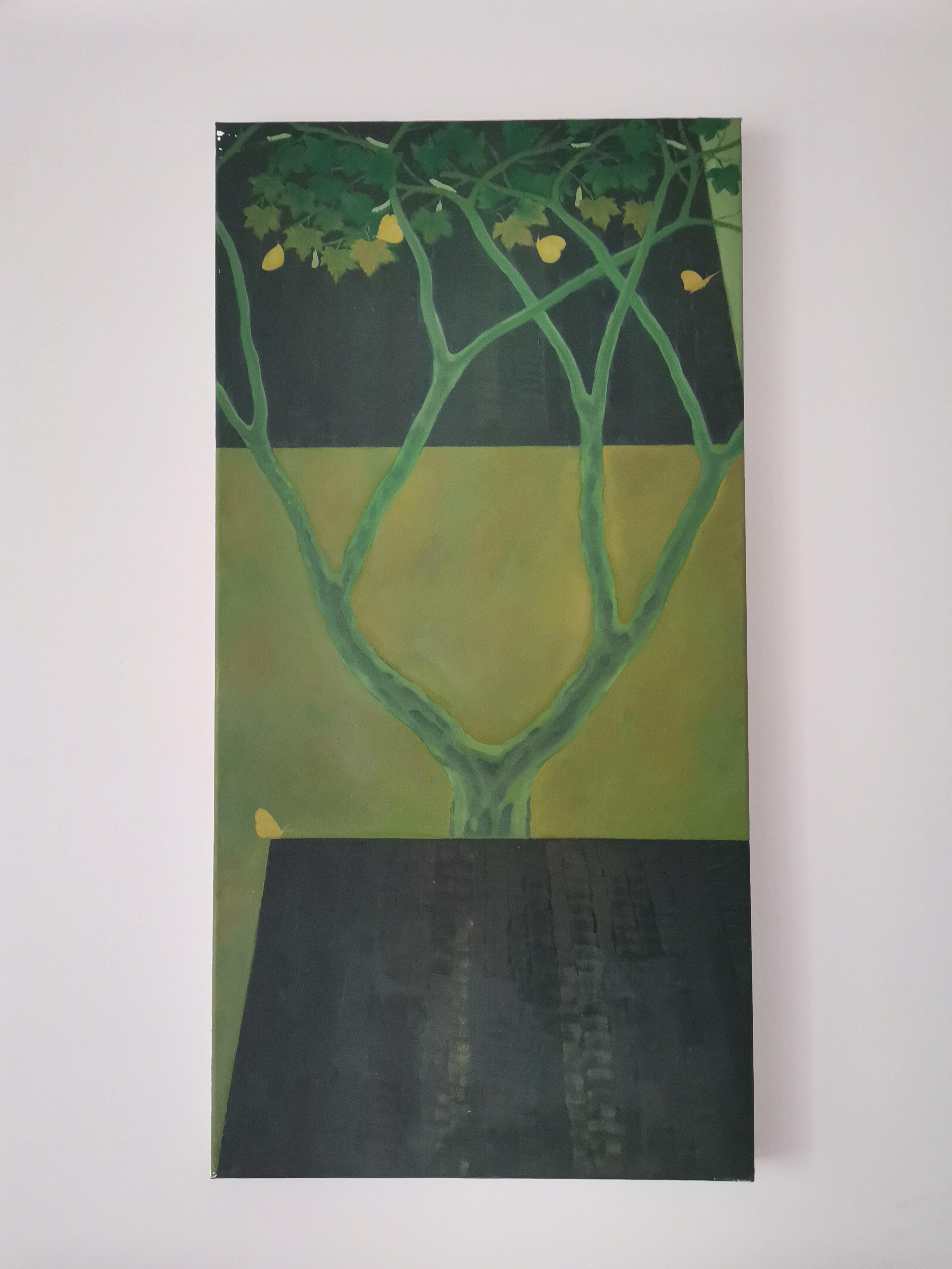 Art contemporain chinois de Lexi Caiqin - The Sycamore Tree Behind the House en vente 5