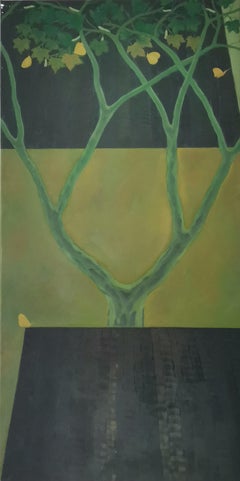 Chinese Contemporary Art by Lexi Caiqin - The Sycamore Tree Behind the House