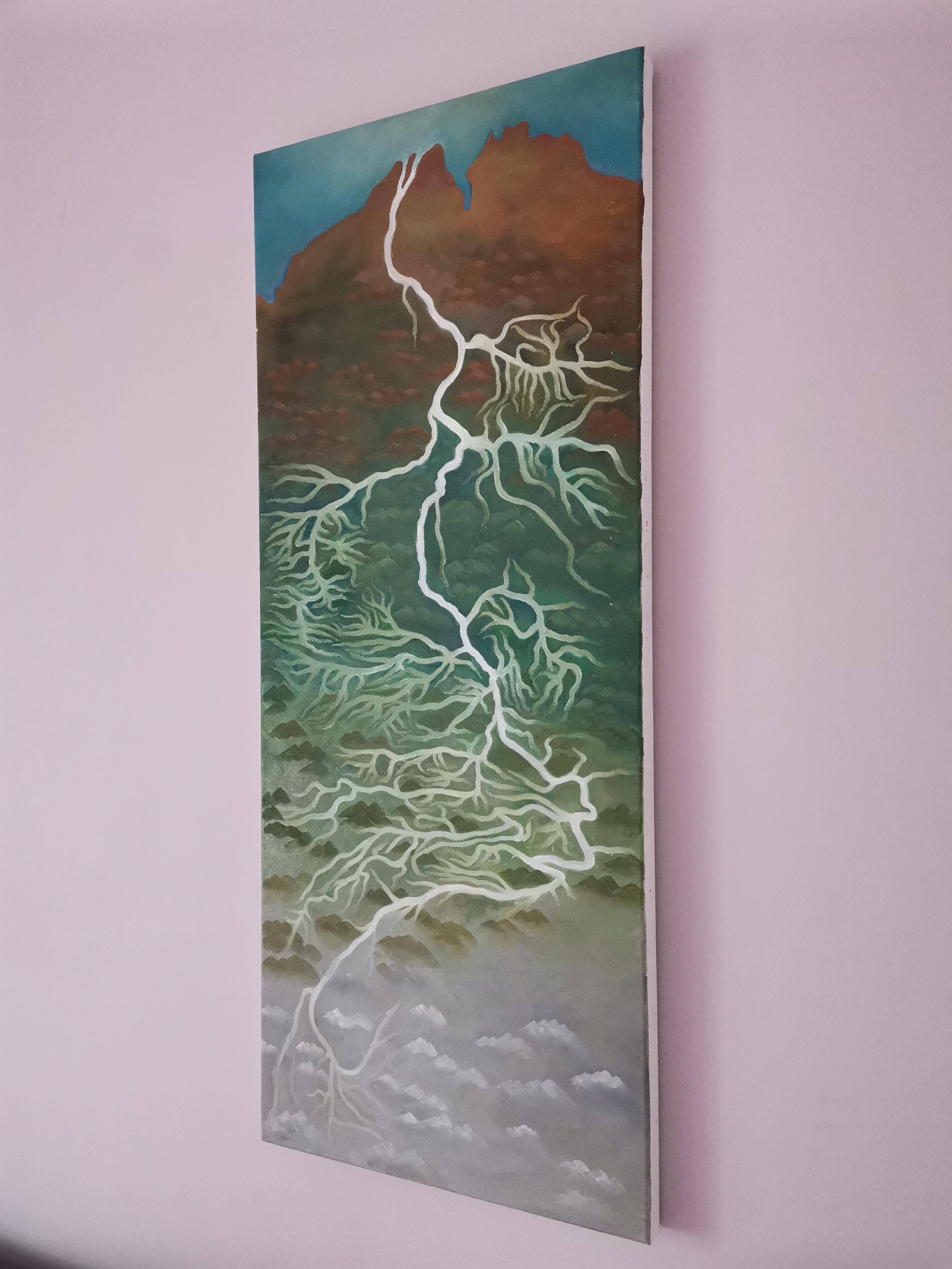 Arte contemporanea cinese di Lexi Caiqin - Fiume Yangtze in vendita 2
