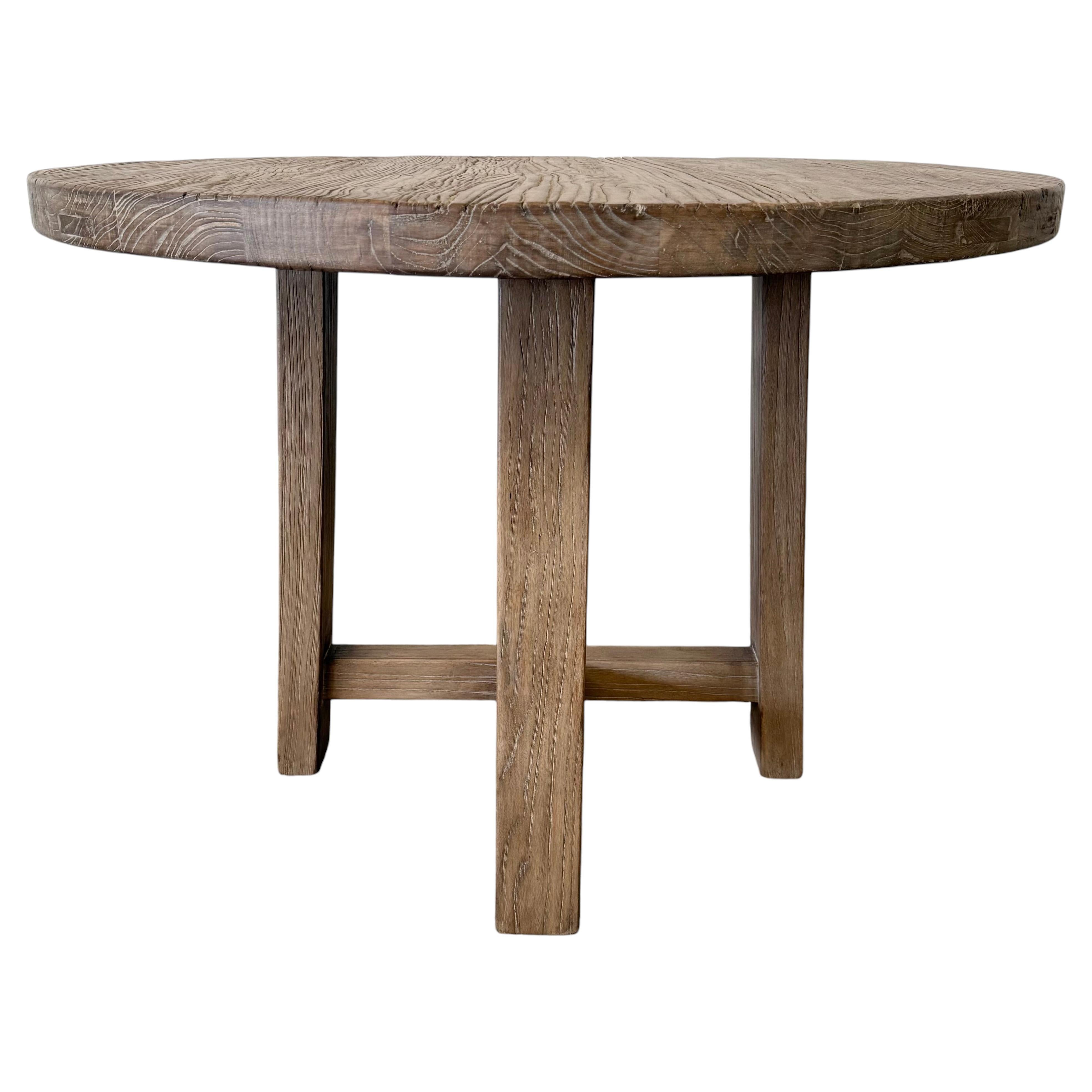 Lexi Natural 42" Round Wood Dining Table