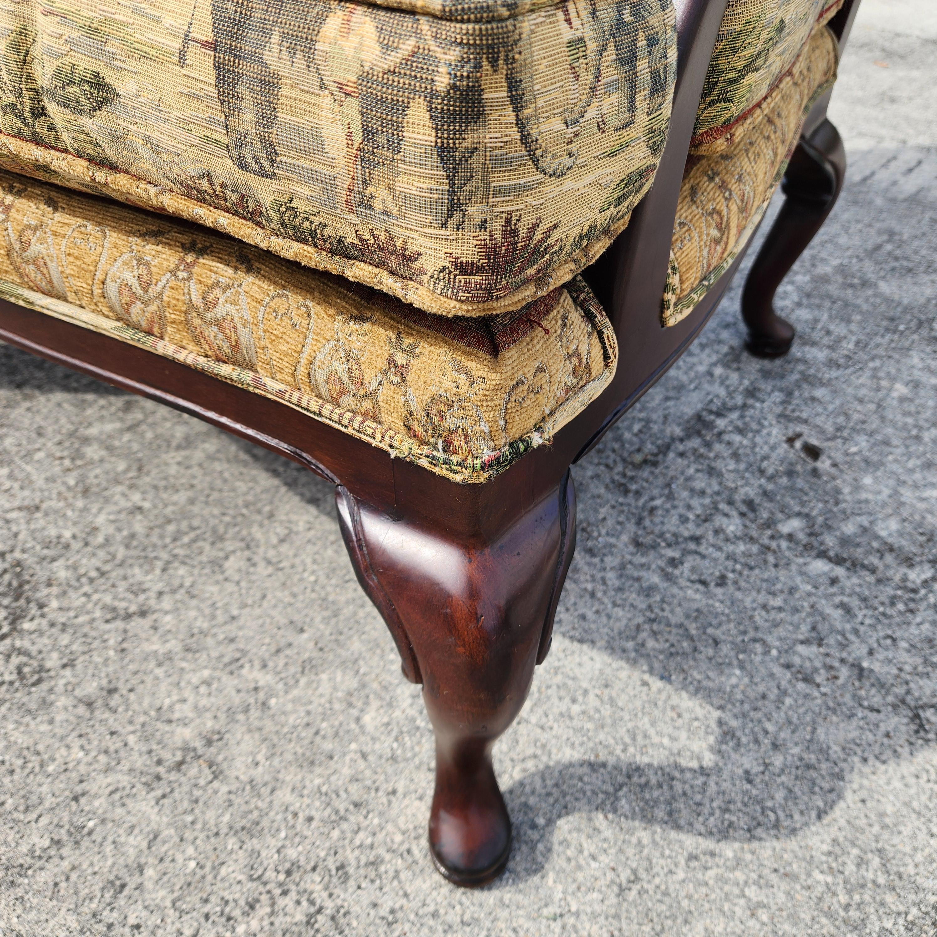 Lexington Sessel Asiatisch-afrikanischer Stil Elefanten Affen im Angebot 12