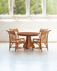 Lexington Bamboo and Wicker Dining Set