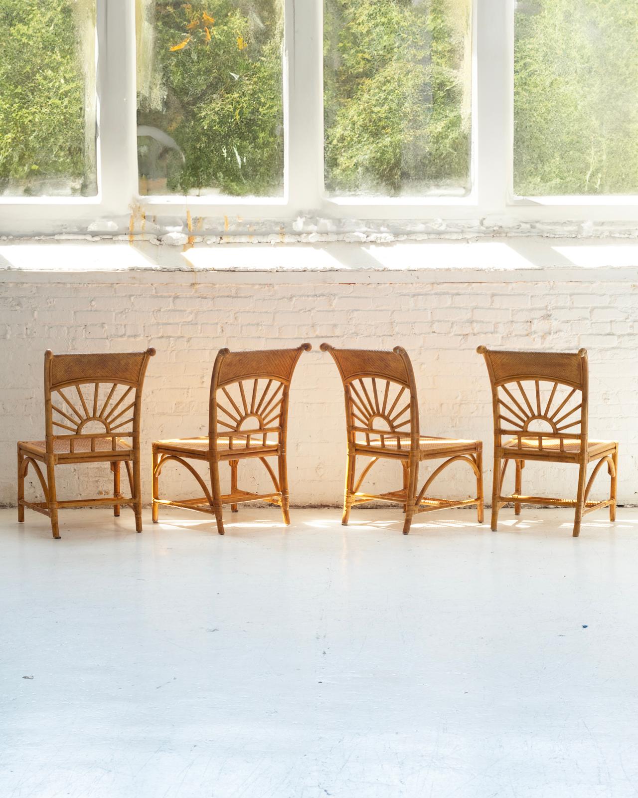 Set da pranzo Lexington in bambù e vimini in vendita 1