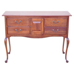 Retro Lexington Bob Timberlake Cherry Wood Quail Hunter's Sideboard Queen Anne Buffet