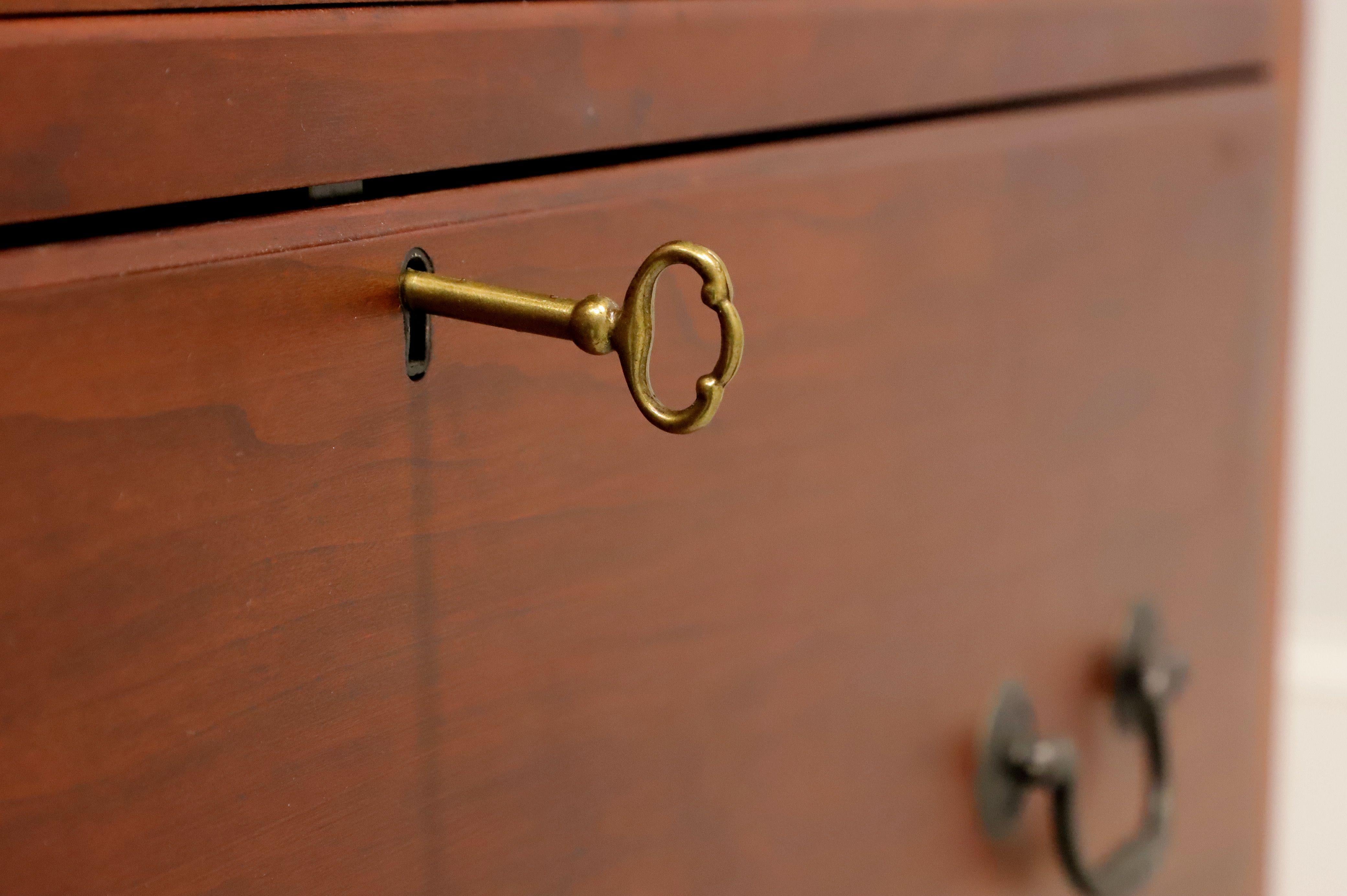 LEXINGTON Bob Timberlake Solid Cherry Chippendale Barrister Bookcase In Good Condition In Charlotte, NC