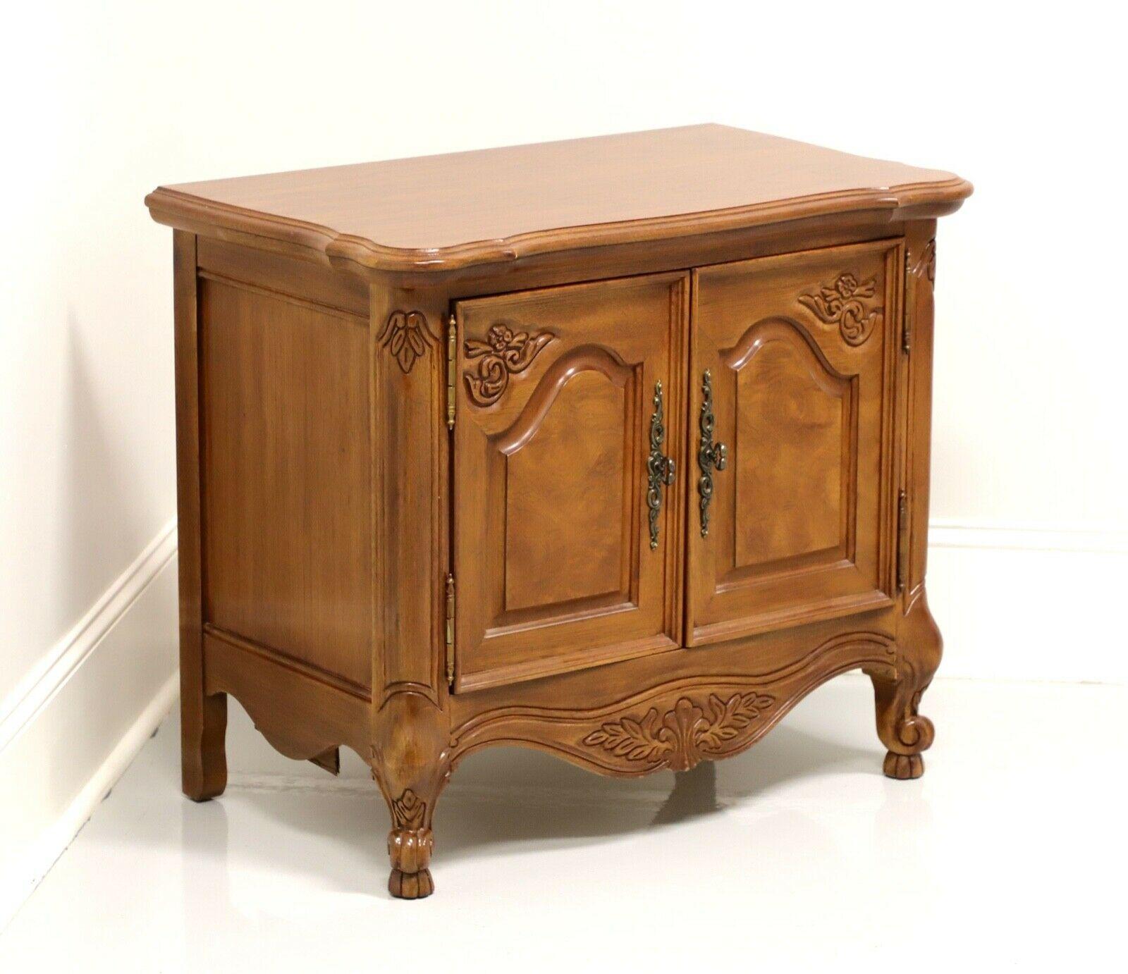 LEXINGTON Chateau Latour French Country Walnut Nightstand 4