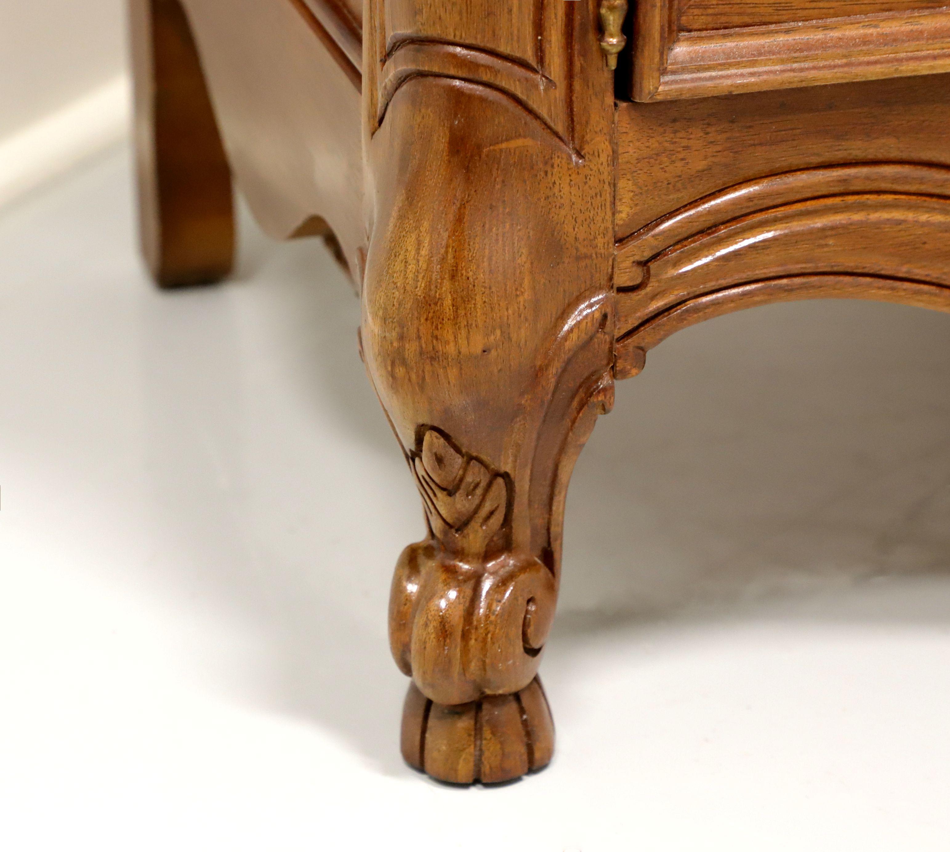 LEXINGTON Chateau Latour French Country Walnut Nightstand In Good Condition In Charlotte, NC