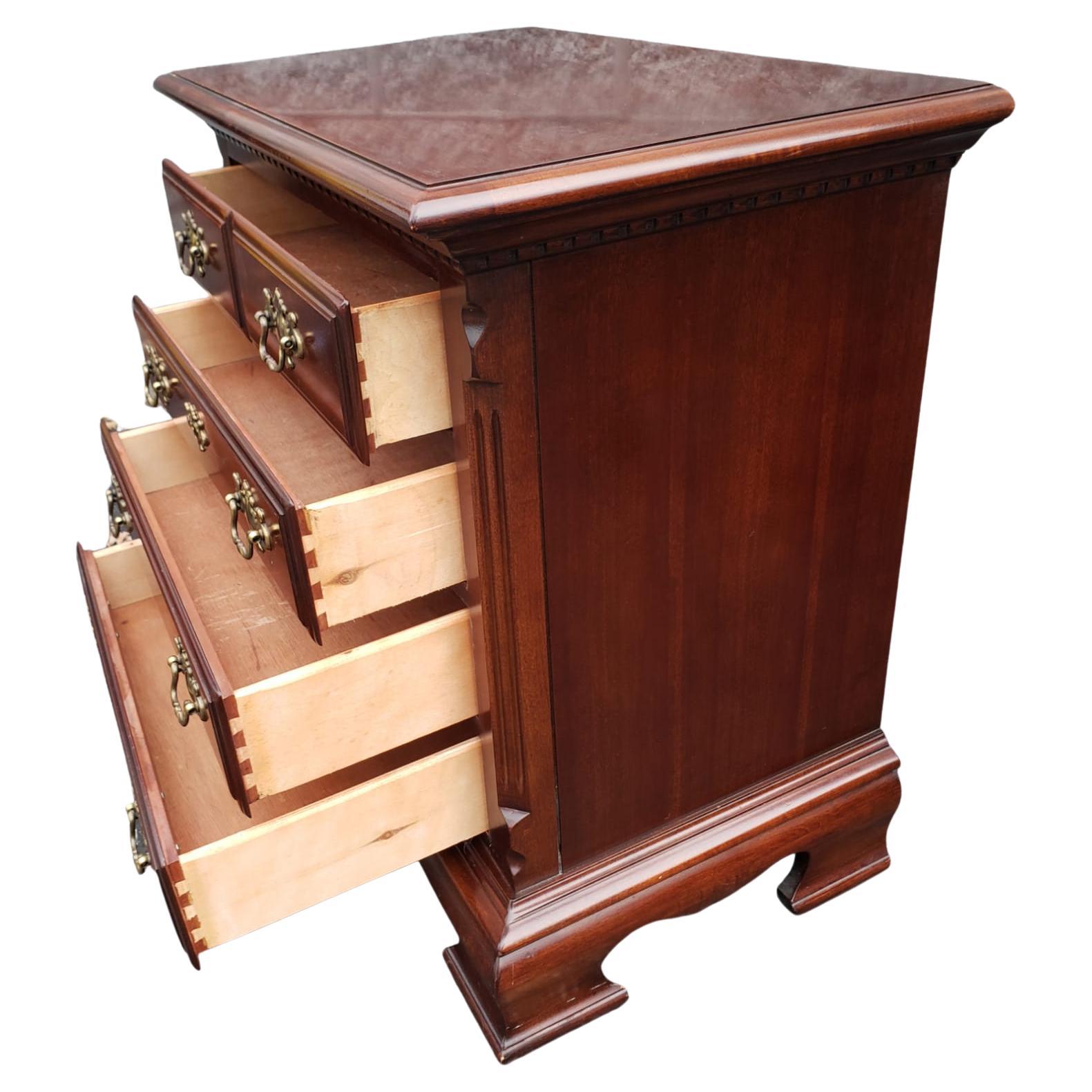 lexington two drawer bedside table