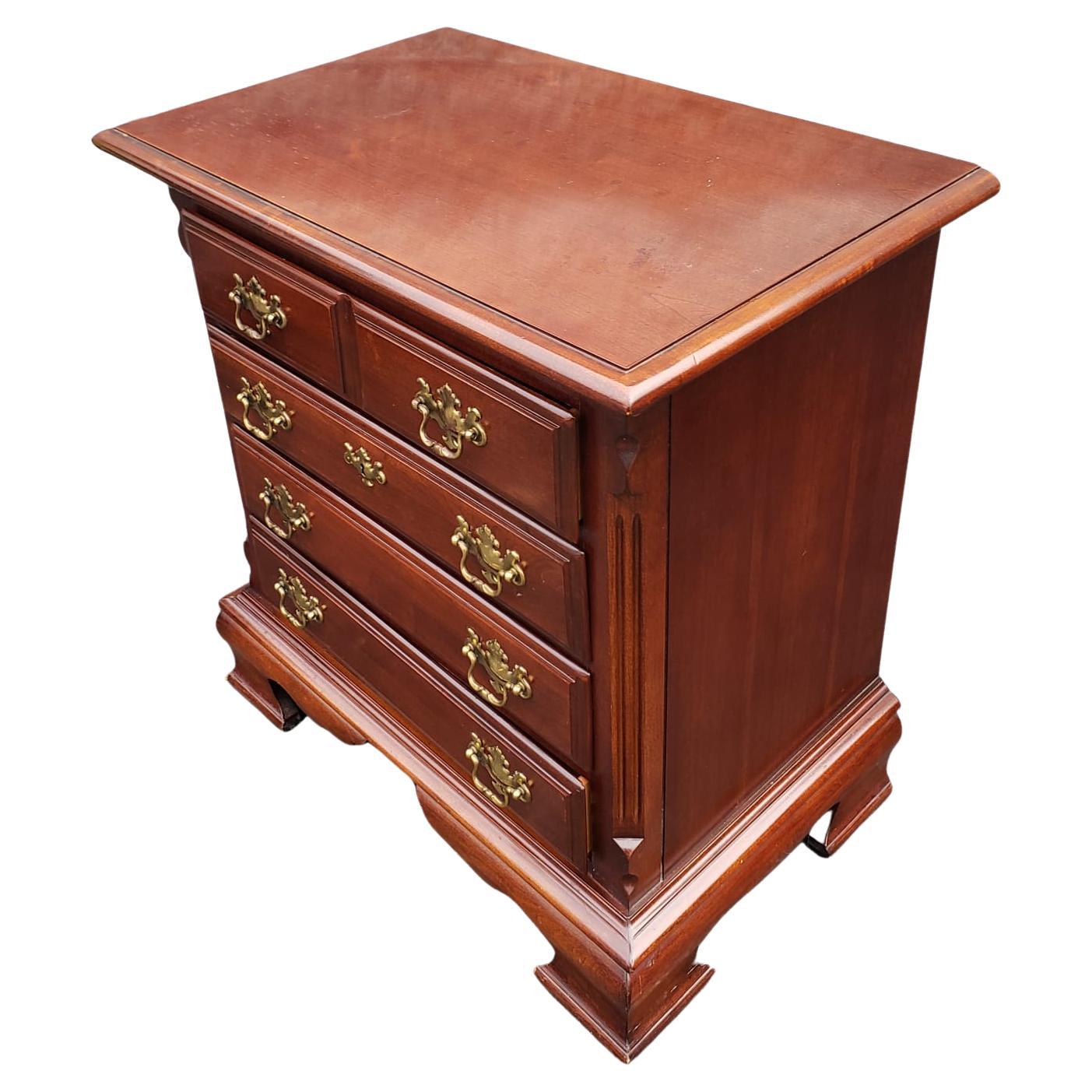Woodwork Lexington Furniture Chippendale Bedside Chest of Drawers Nightstands, Pair