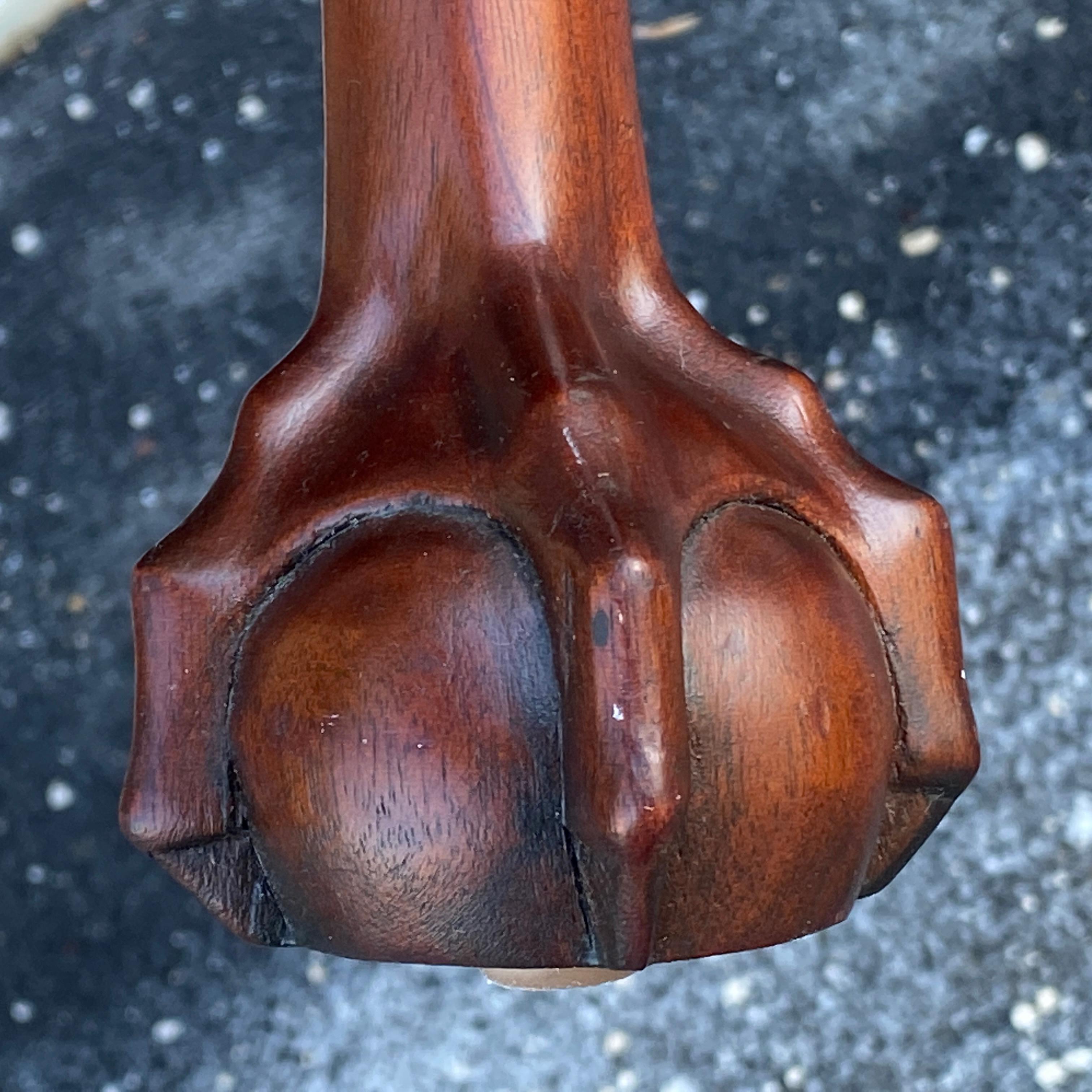 Lexington Furniture Banc de style Chippendale en acajou sculpté Ball and Claw en vente 5