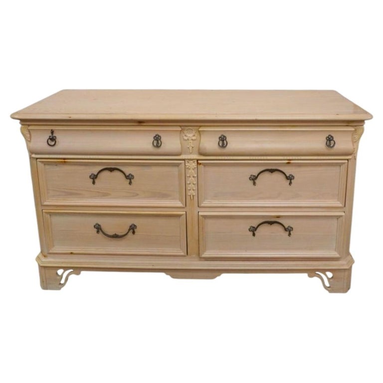 cream painted dresser Lexington Furniture Double For Sale at 1stDibs painting old dressers ideas Laura milky corset dress Kids Prom wood frame Color::#13-Cherry