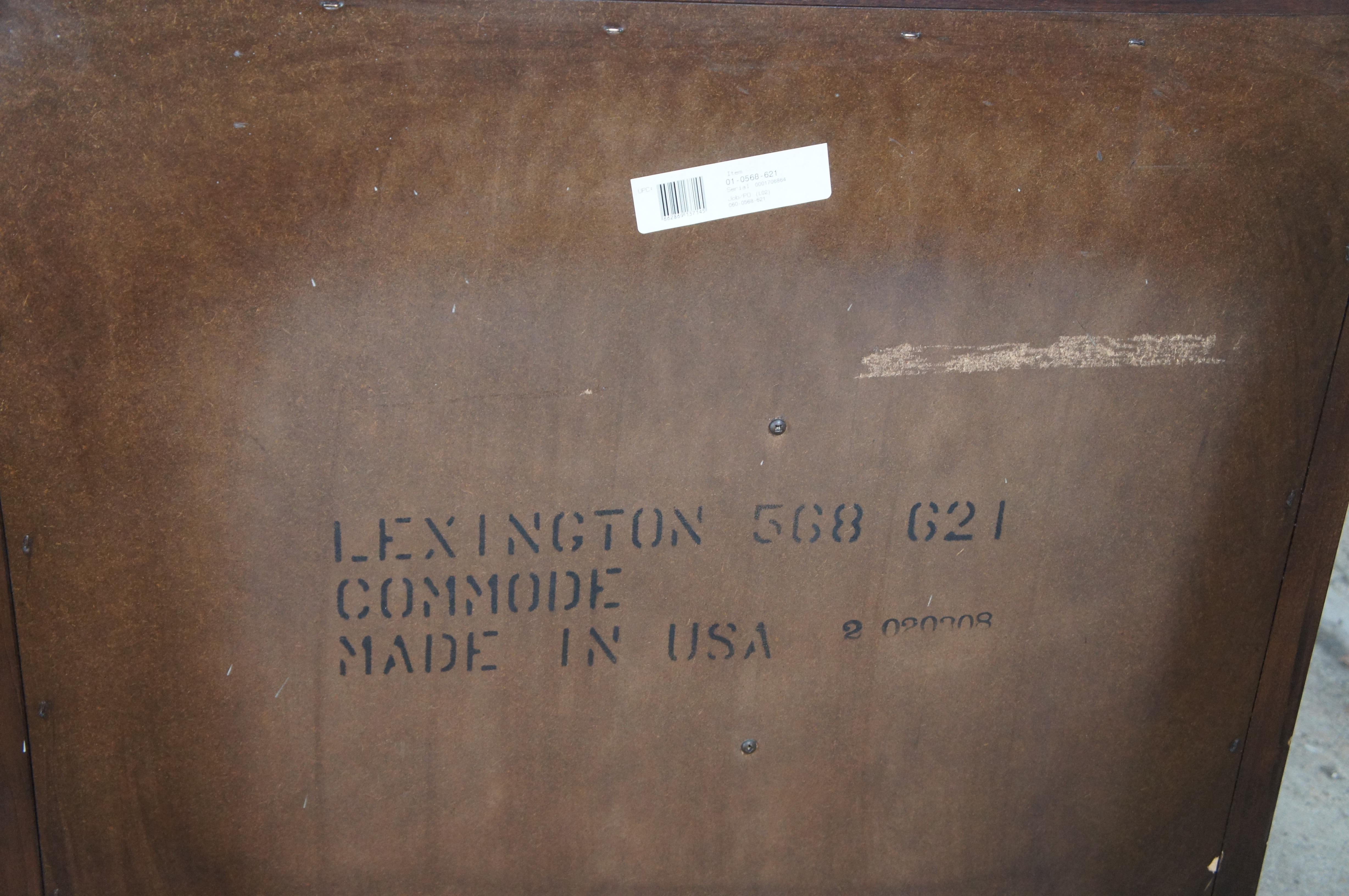 Lexington Nautica Home Commode Modern Bedside Table Three Drawer Chest 568-621 2