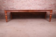 Lexington Tommy Bahama Collection Maple Extension Dining Table, Newly Refinished