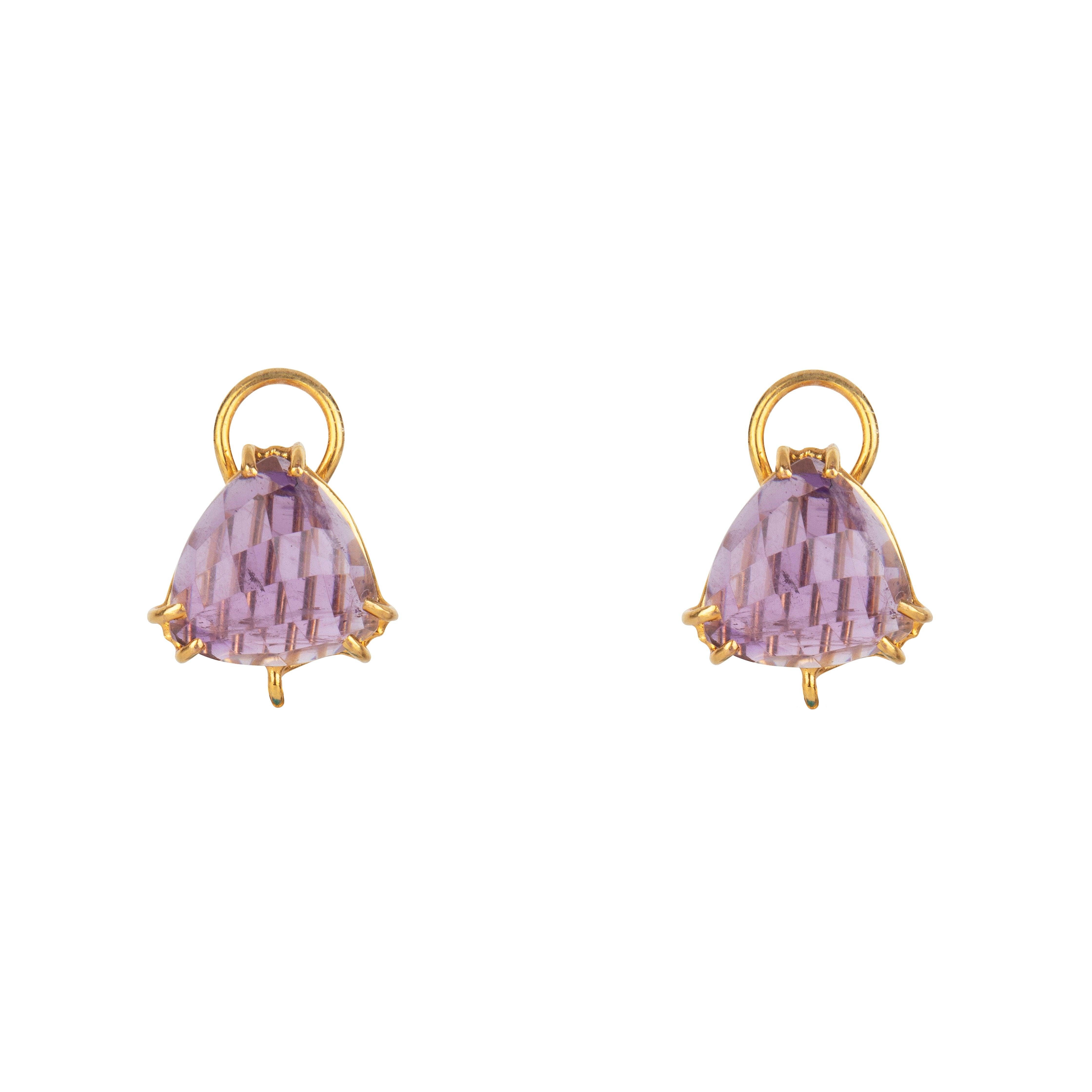 Leyla Clip On Earrings In New Condition For Sale In New York, NY