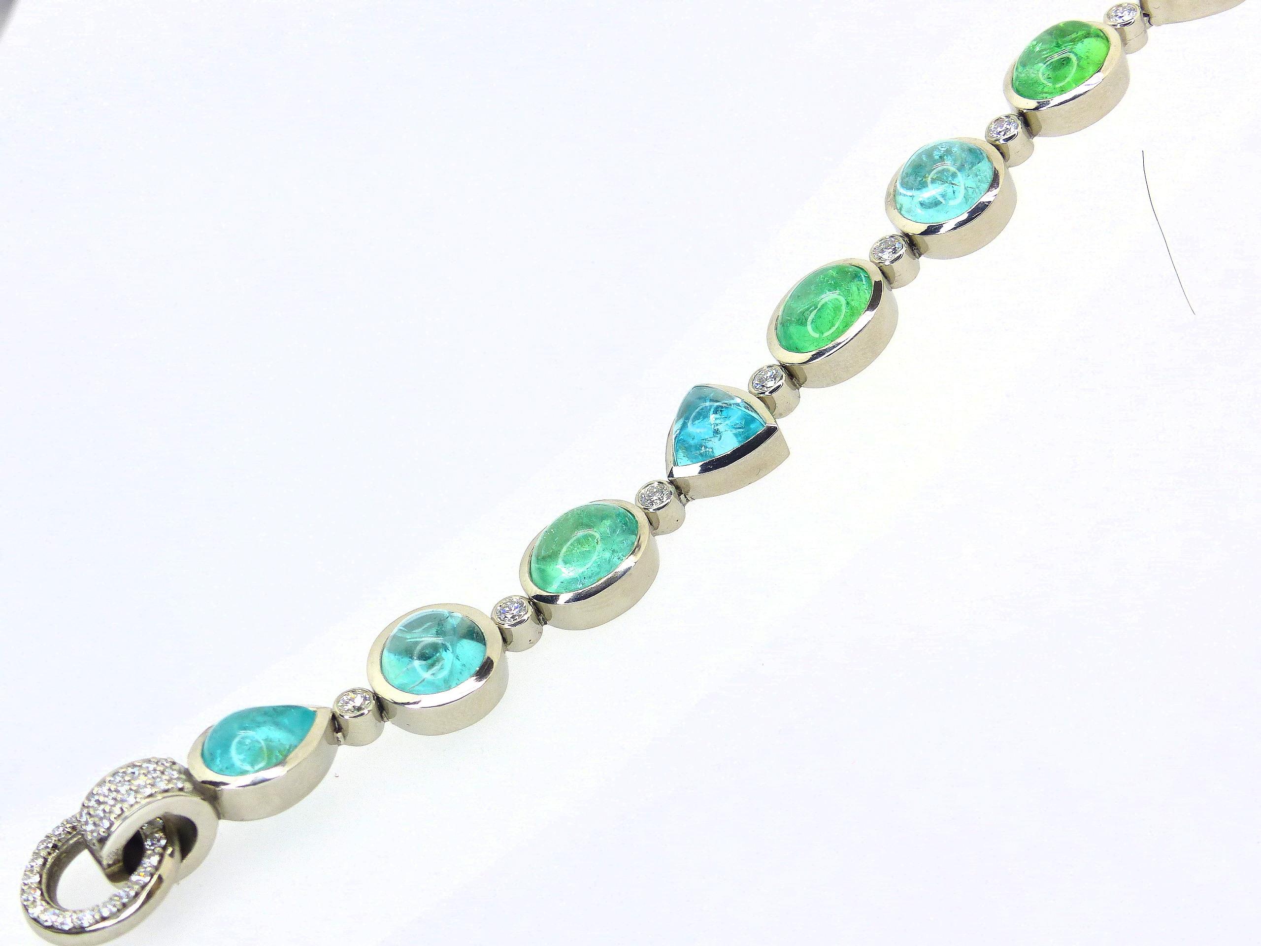 paraiba tourmaline bracelet