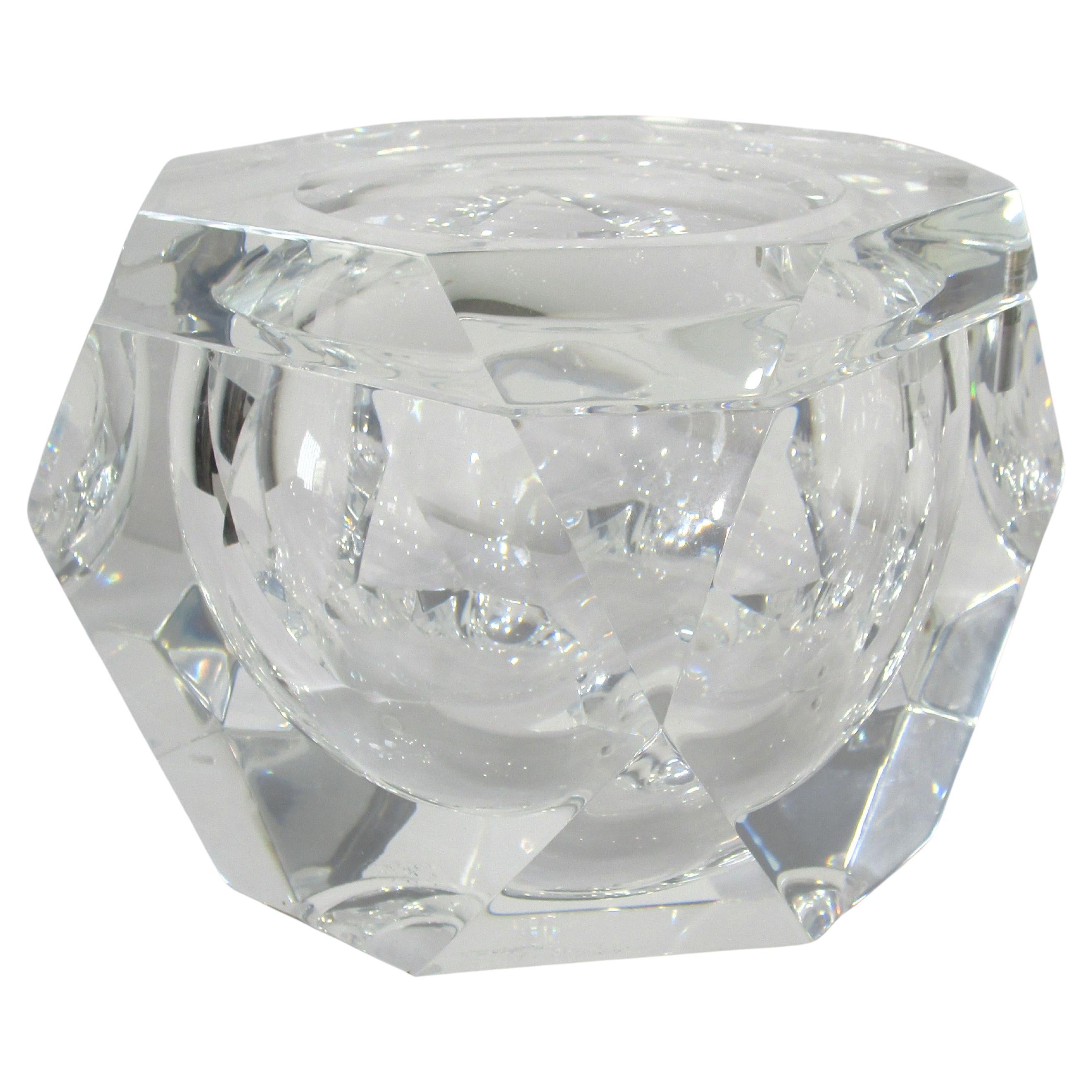 Lg Alessendro Albrizzi Gema Lucite Facetada Cubitera o Bombonera